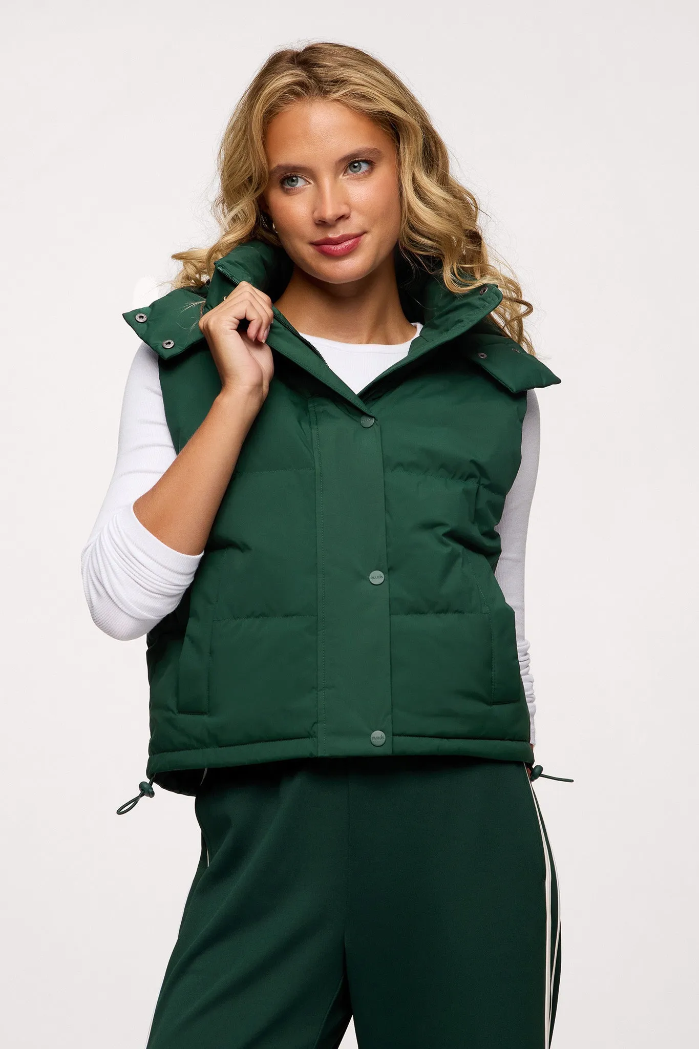 Peak Puffer Vest | Hunter sold by nuuds product image thumbnail 2