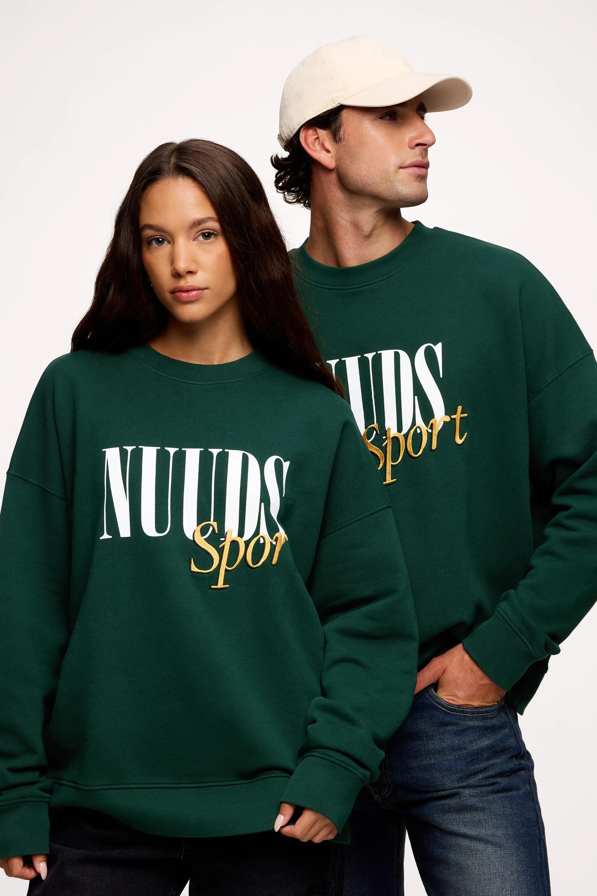 nuuds Sport Crewneck | Hunter sold by nuuds