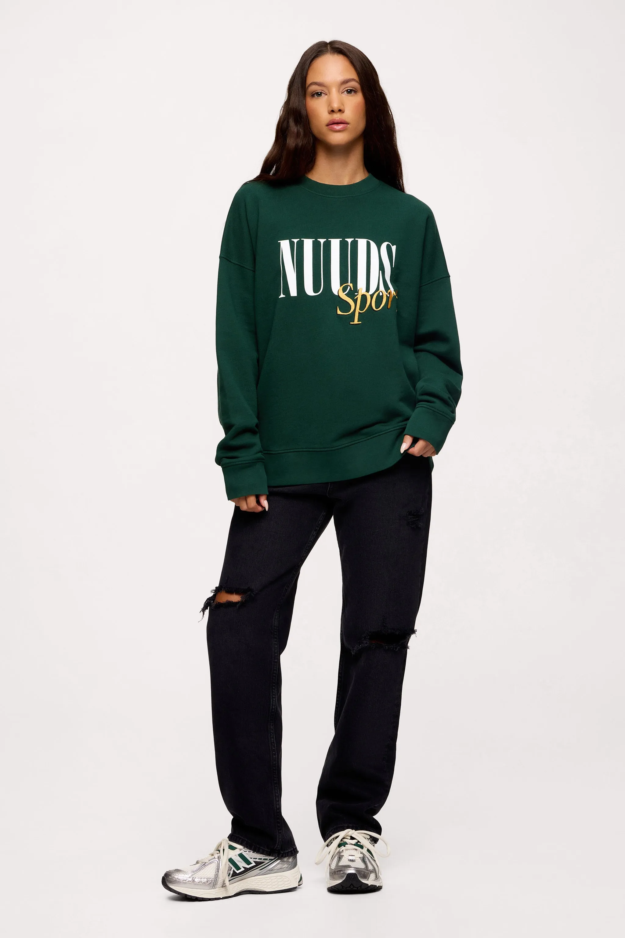 nuuds Sport Crewneck | Hunter sold by nuuds product image thumbnail 2