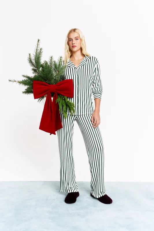 Button Front Pajama Set | Hunter sold by nuuds