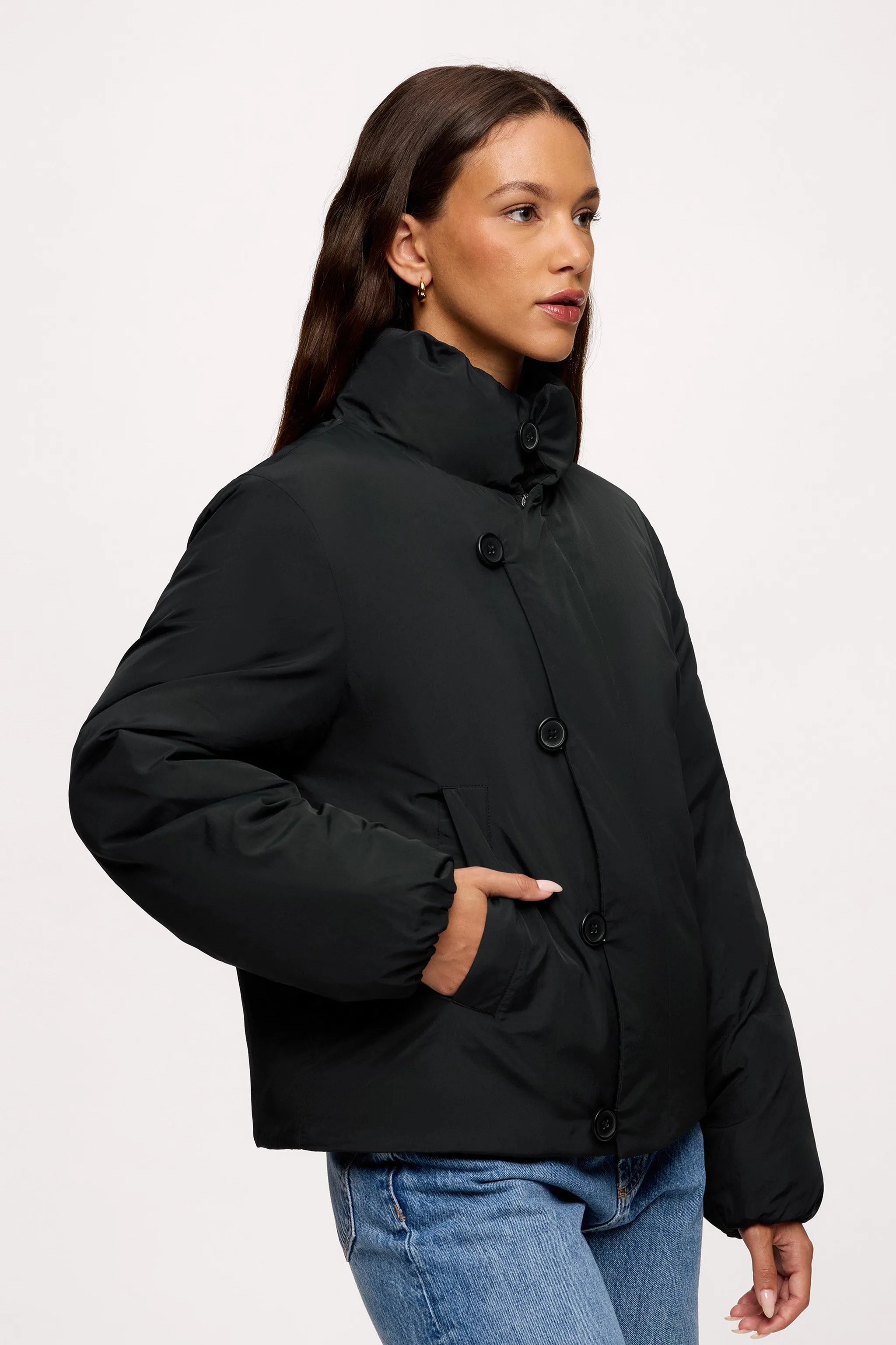 Packable Puffer | Black sold by nuuds product image thumbnail 3