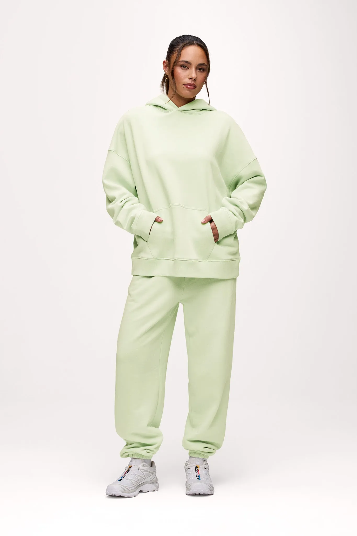 Core Fleece Hoodie | Matcha sold by nuuds product image thumbnail 3