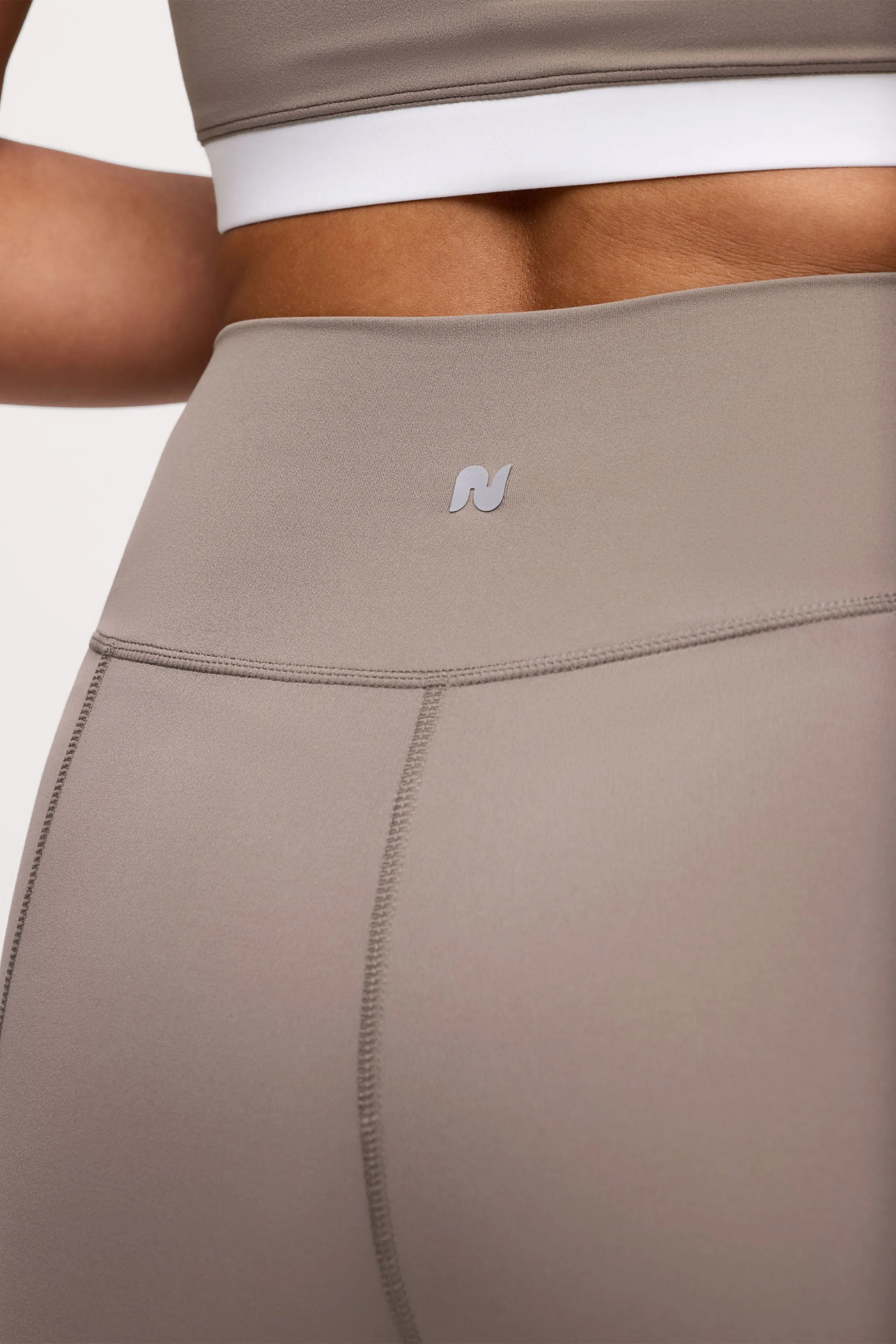 Motion Piped Legging with Pocket | Cocoa sold by nuuds product image thumbnail 5