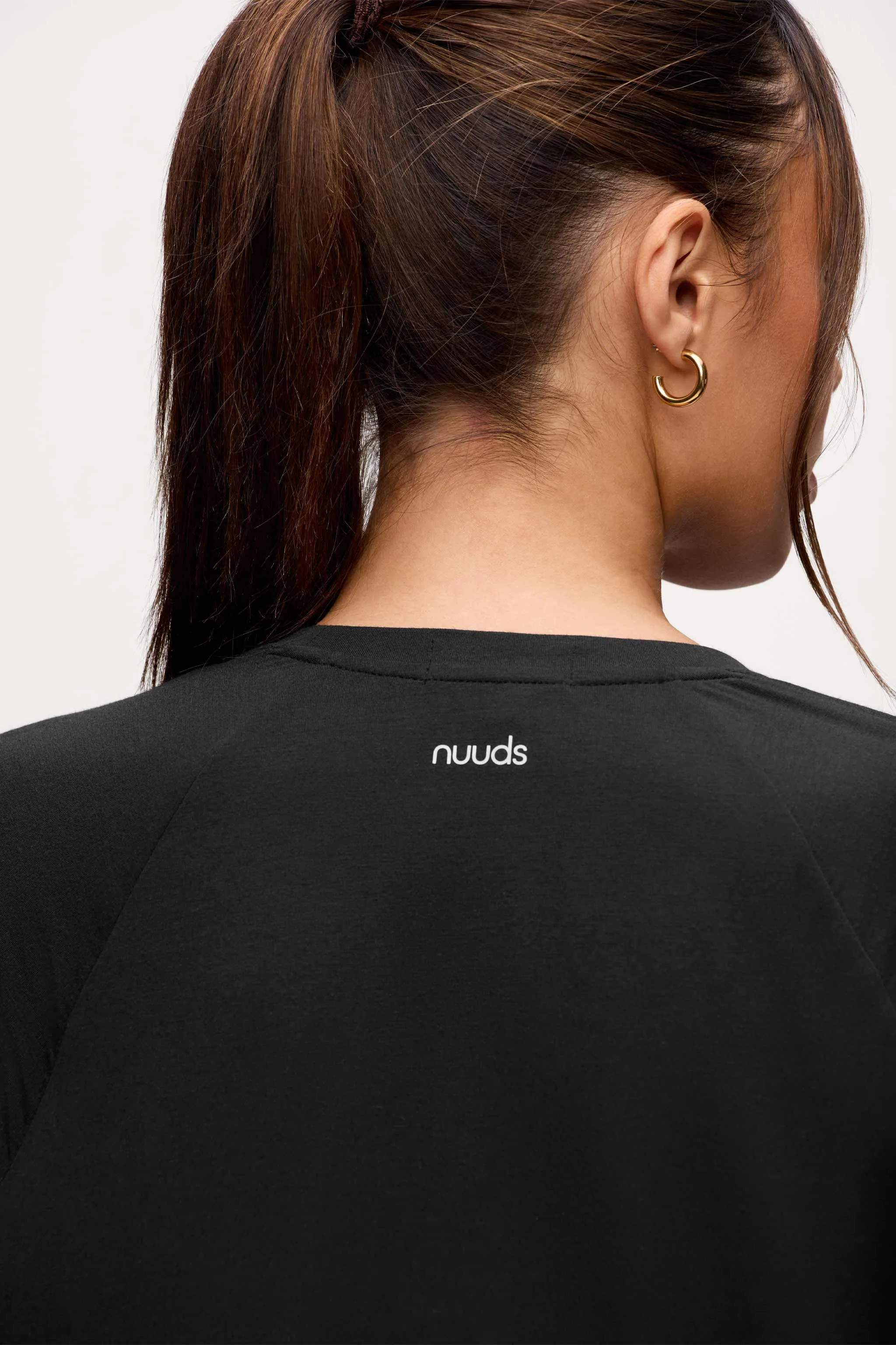 Featherweight Active Long Sleeve Shirt | Black sold by nuuds product image thumbnail 5