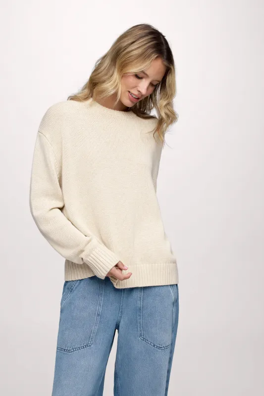 Cotton Crew Sweater sold by nuuds