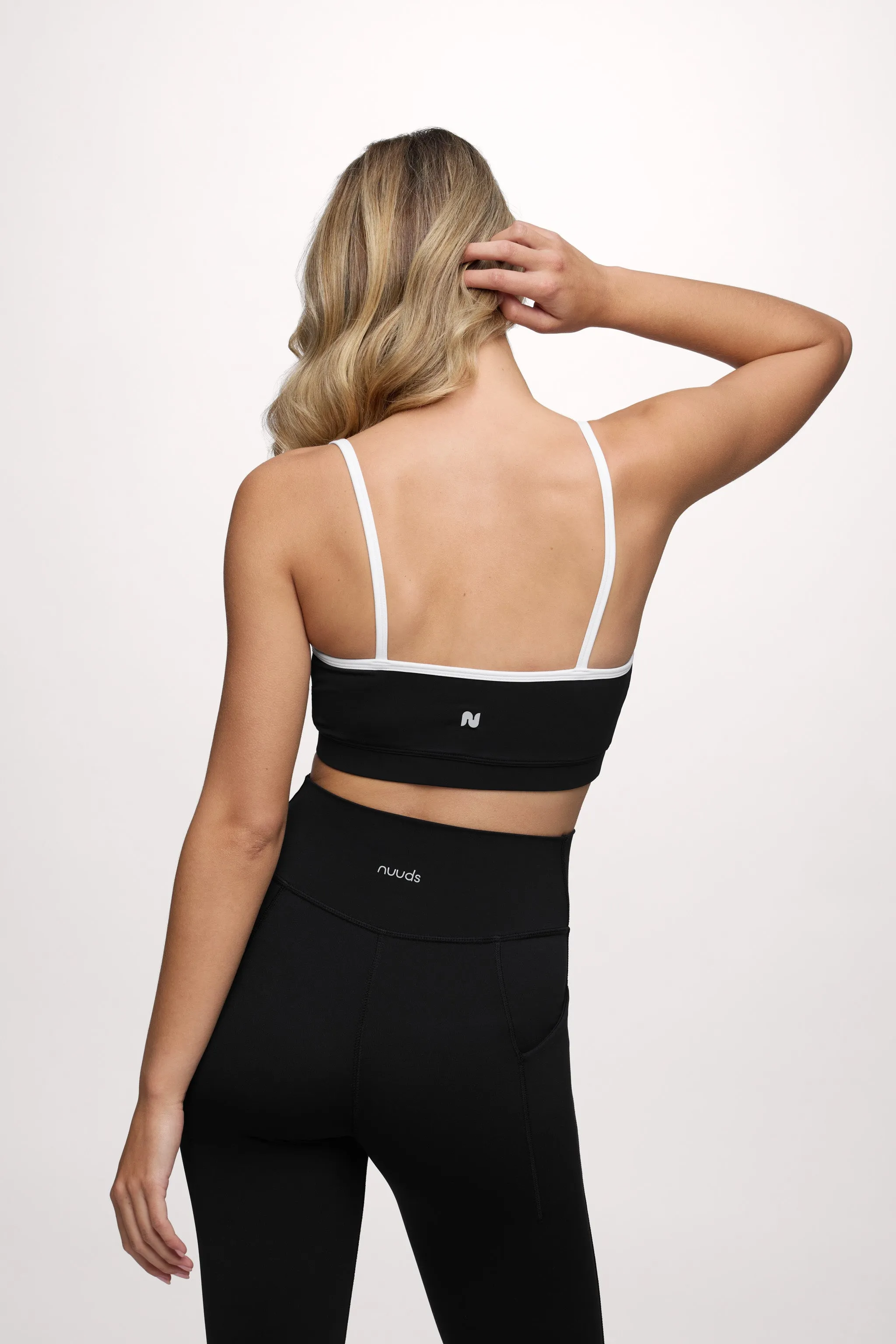 Motion Contrast Bra | Black sold by nuuds product image thumbnail 5