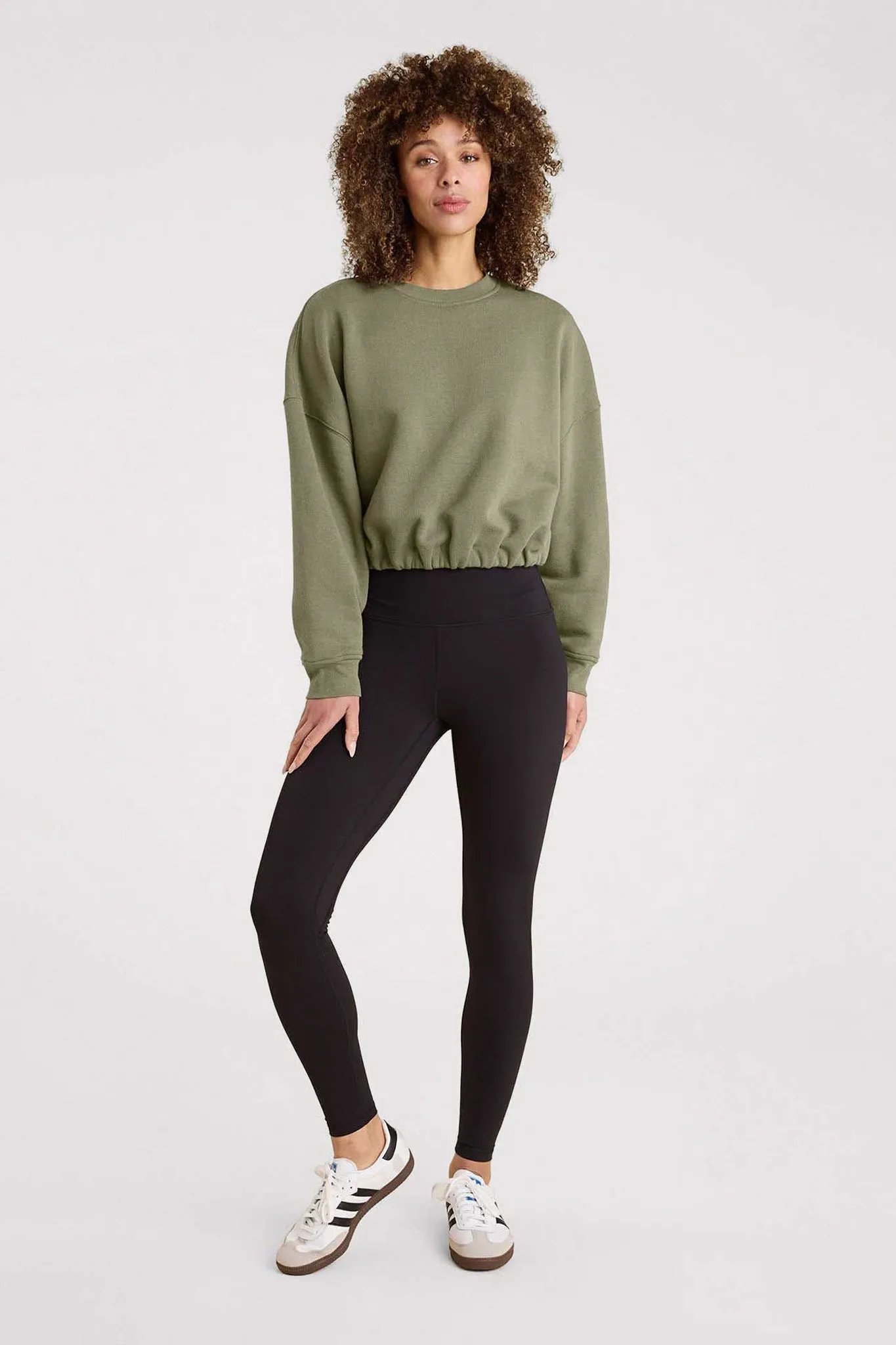 Vintage Fleece Cinch Waist Sweatshirt sold by nuuds product image thumbnail 5