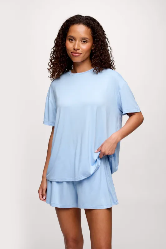 Boyfriend Pajama Tee | Sky made by nuuds