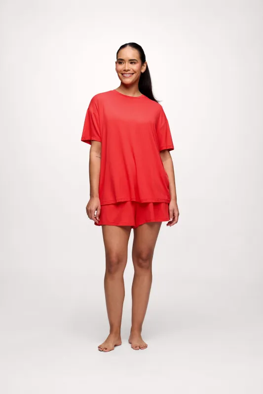 Pajama Short | Hibiscus sold by nuuds