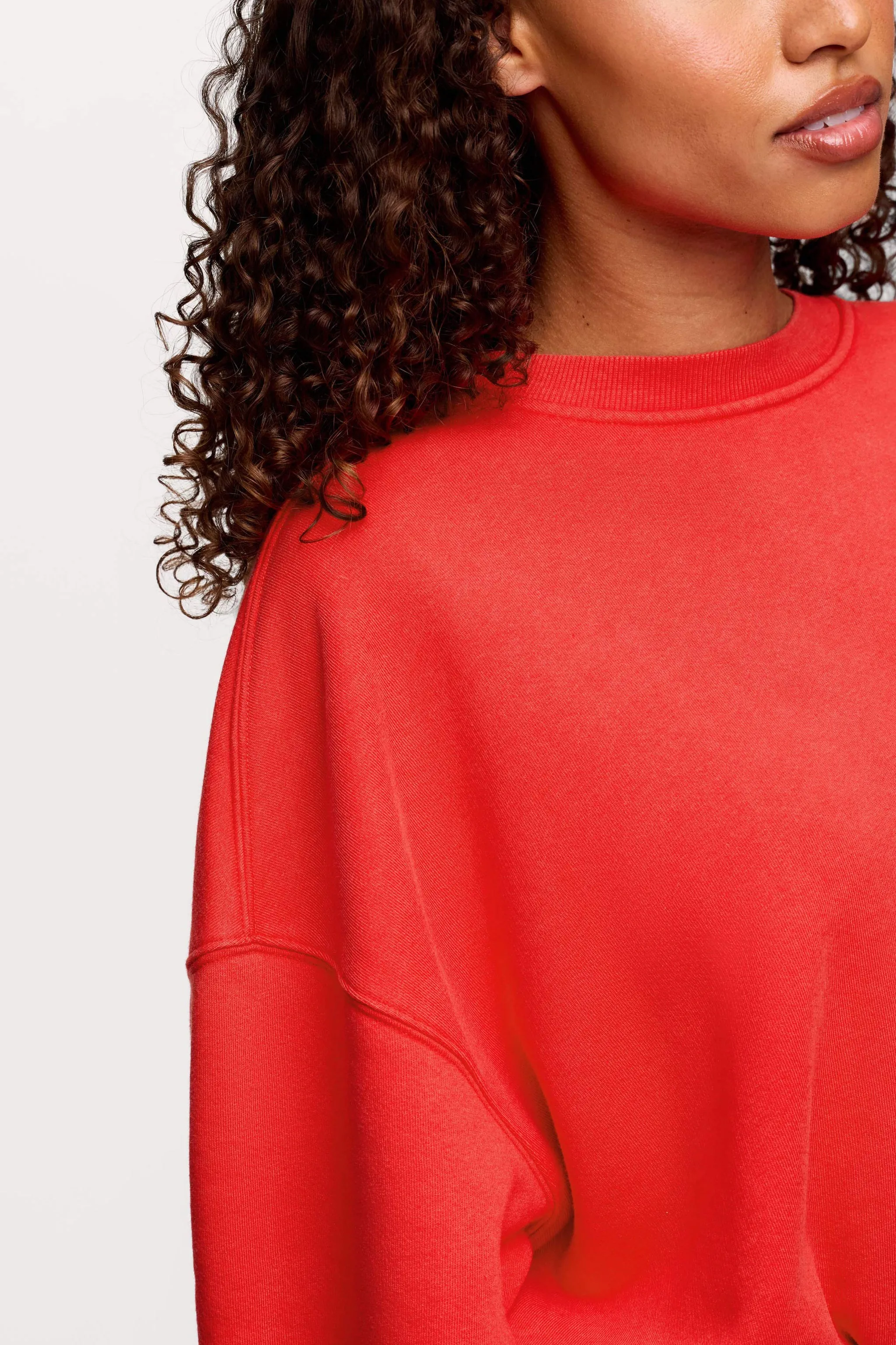 Vintage Fleece Cinch Waist Sweatshirt | Hibiscus sold by nuuds product image thumbnail 4