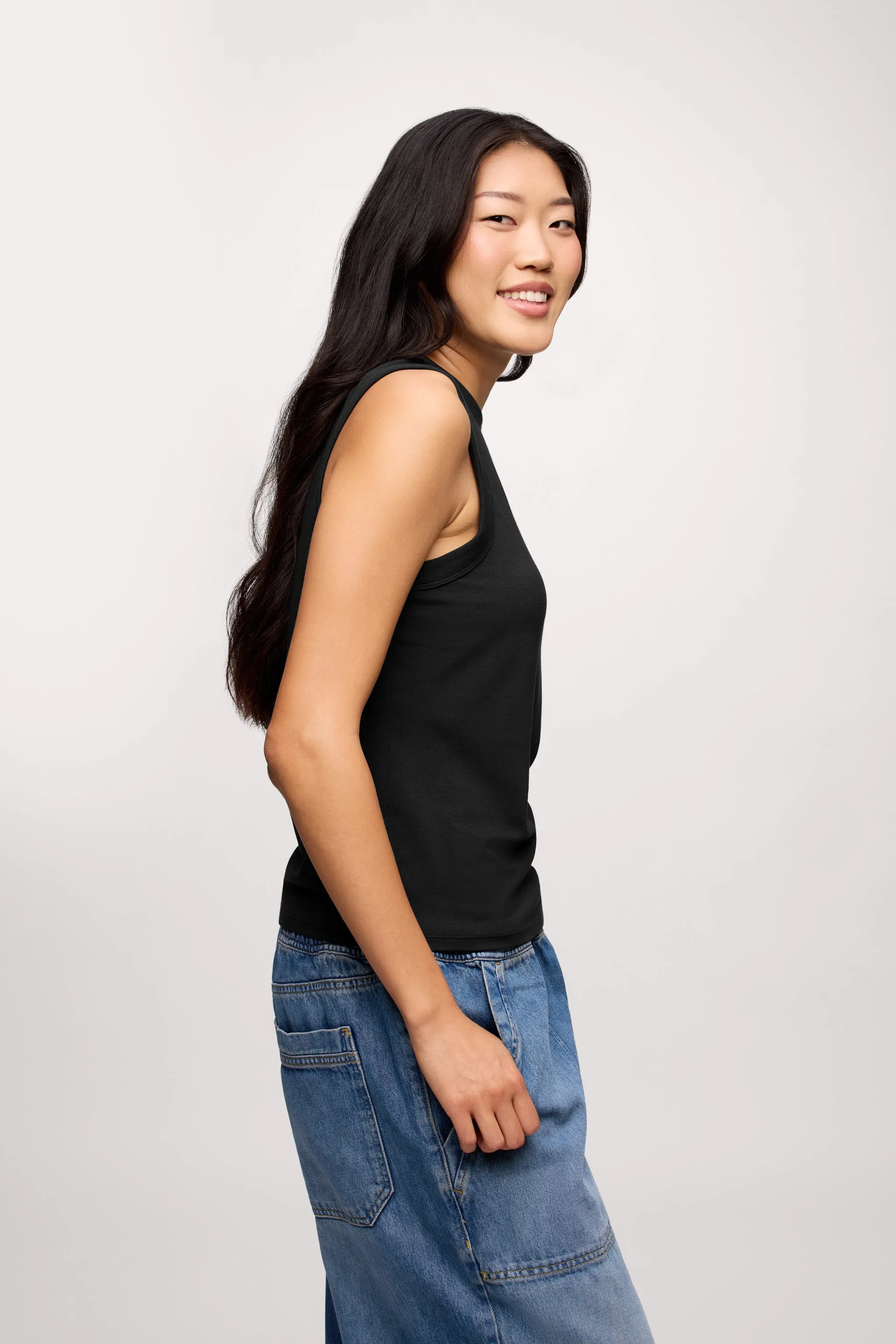 Perfect Tank | Black sold by nuuds product image thumbnail 4