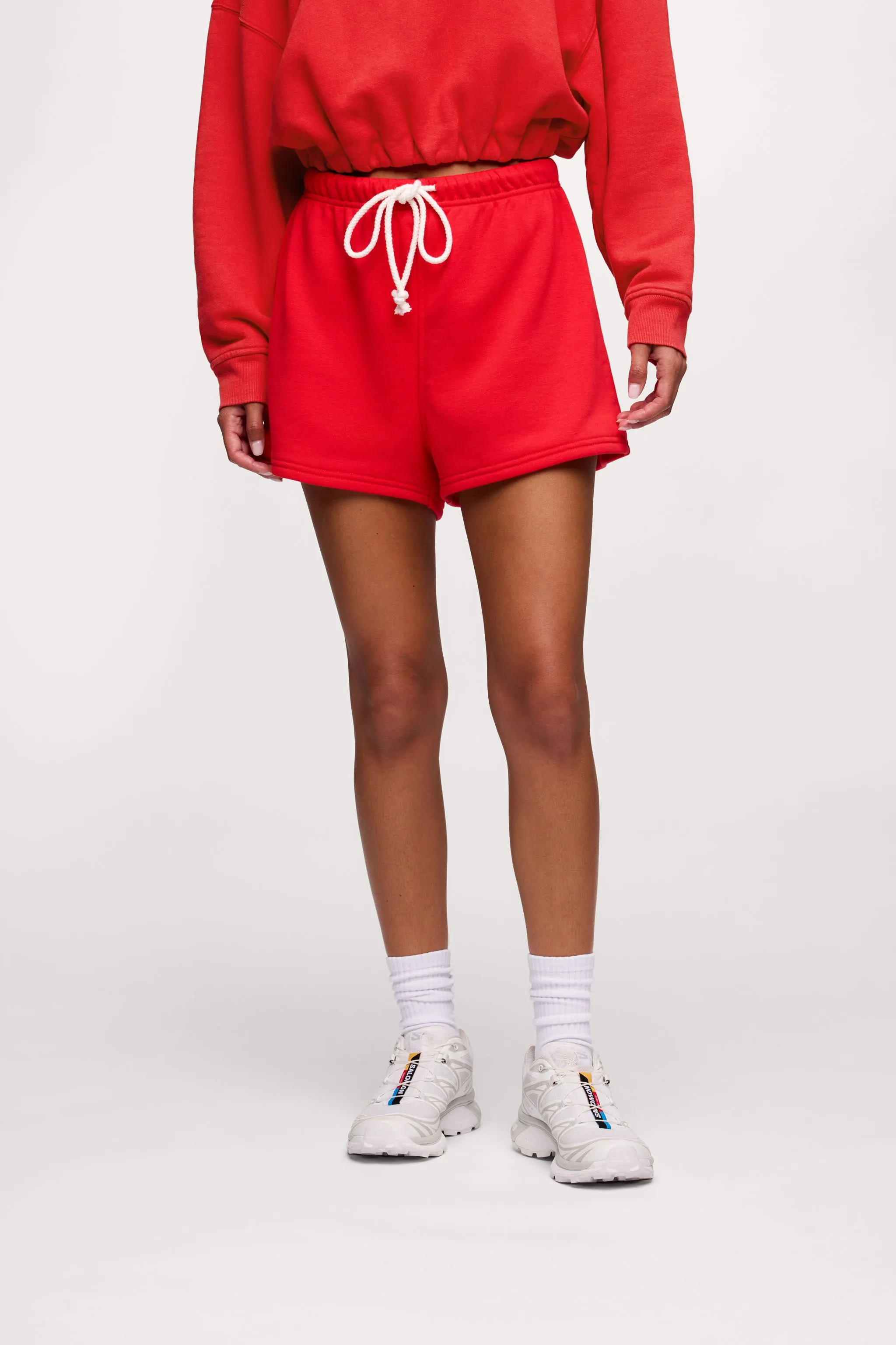 French Terry Short | Hibiscus sold by nuuds product image thumbnail 2