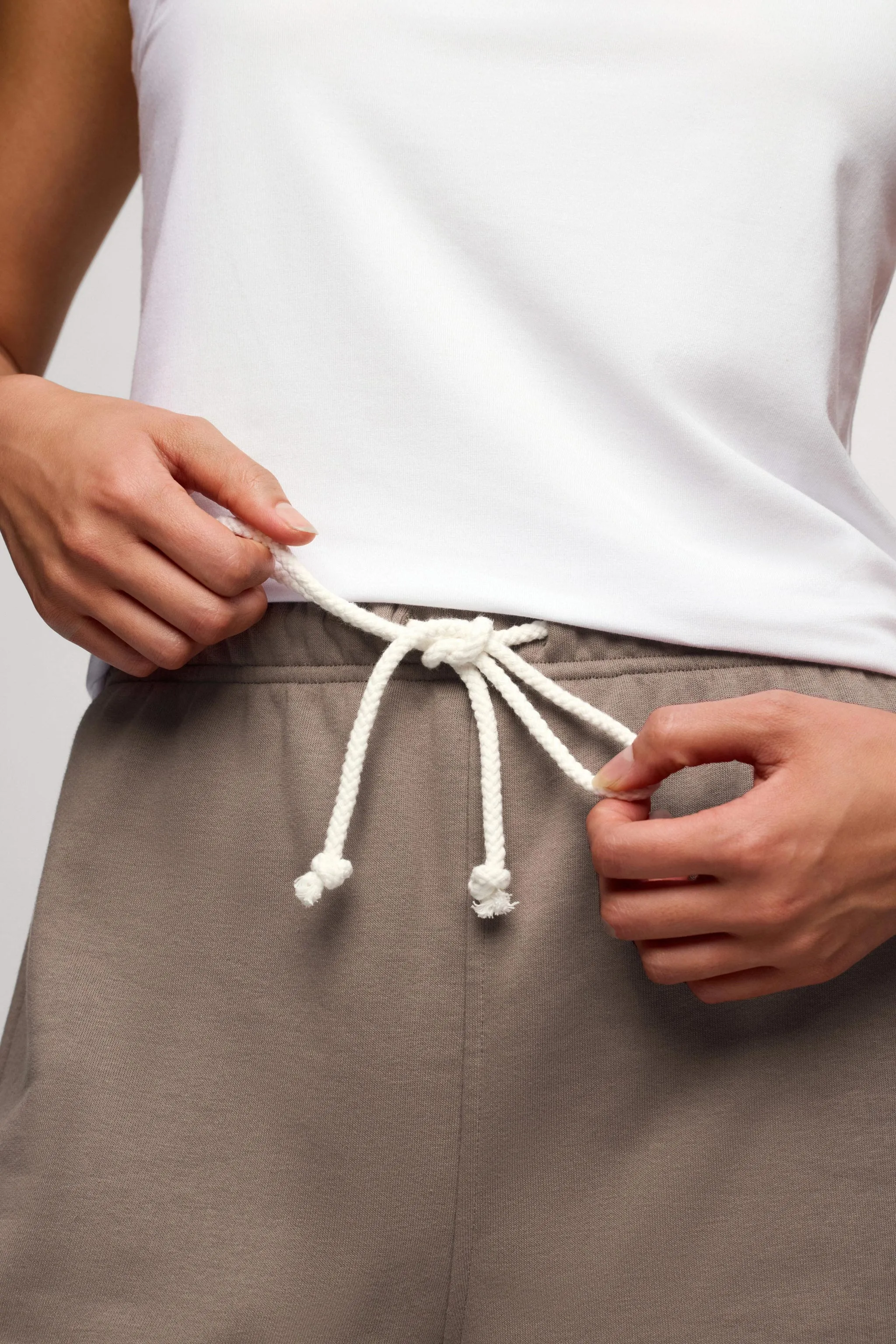 French Terry Short | Cocoa sold by nuuds product image thumbnail 3