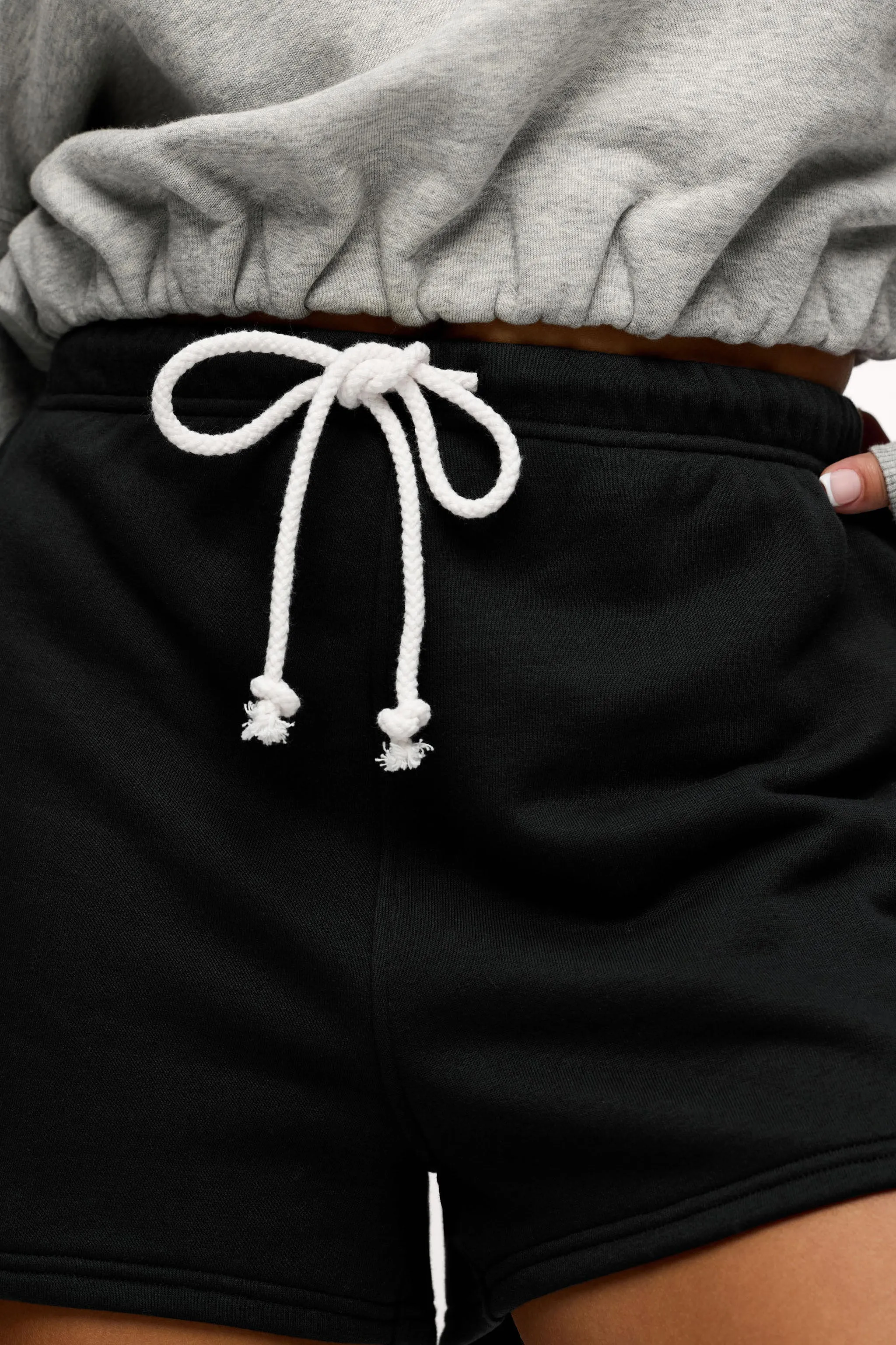 French Terry Short | Black sold by nuuds product image thumbnail 2