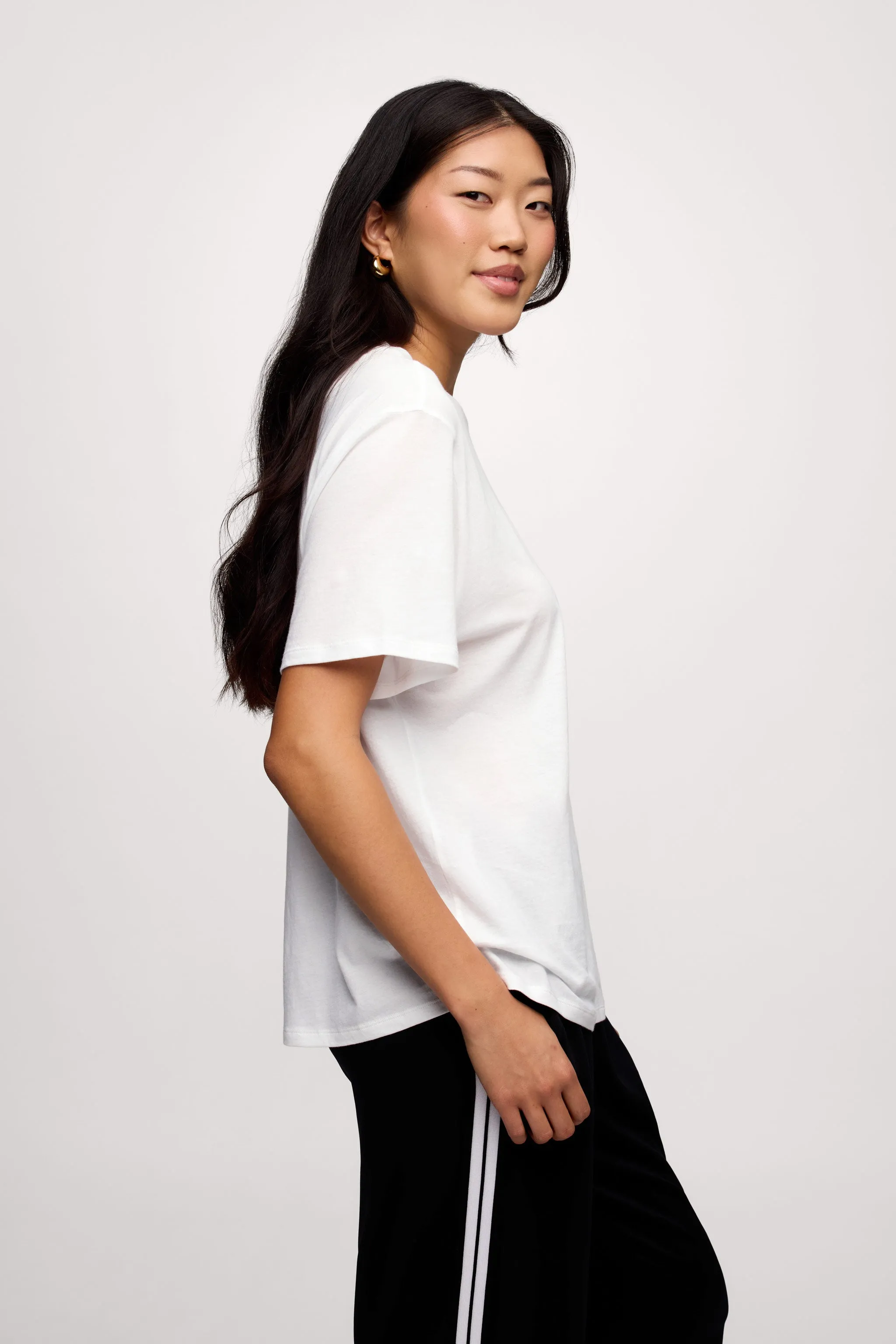 Loose Tee | White sold by nuuds product image thumbnail 3