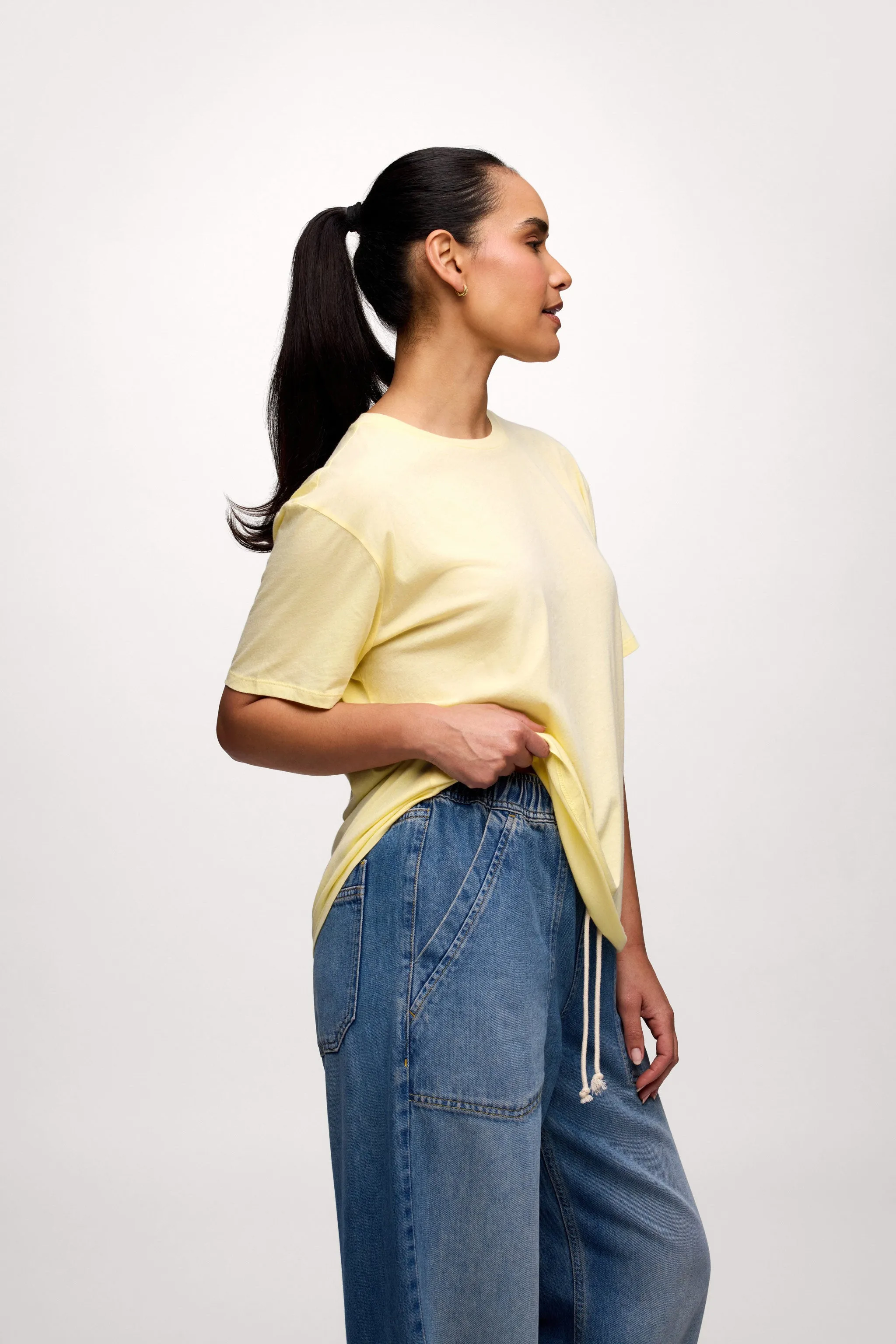 Loose Tee | Lemon sold by nuuds product image thumbnail 3
