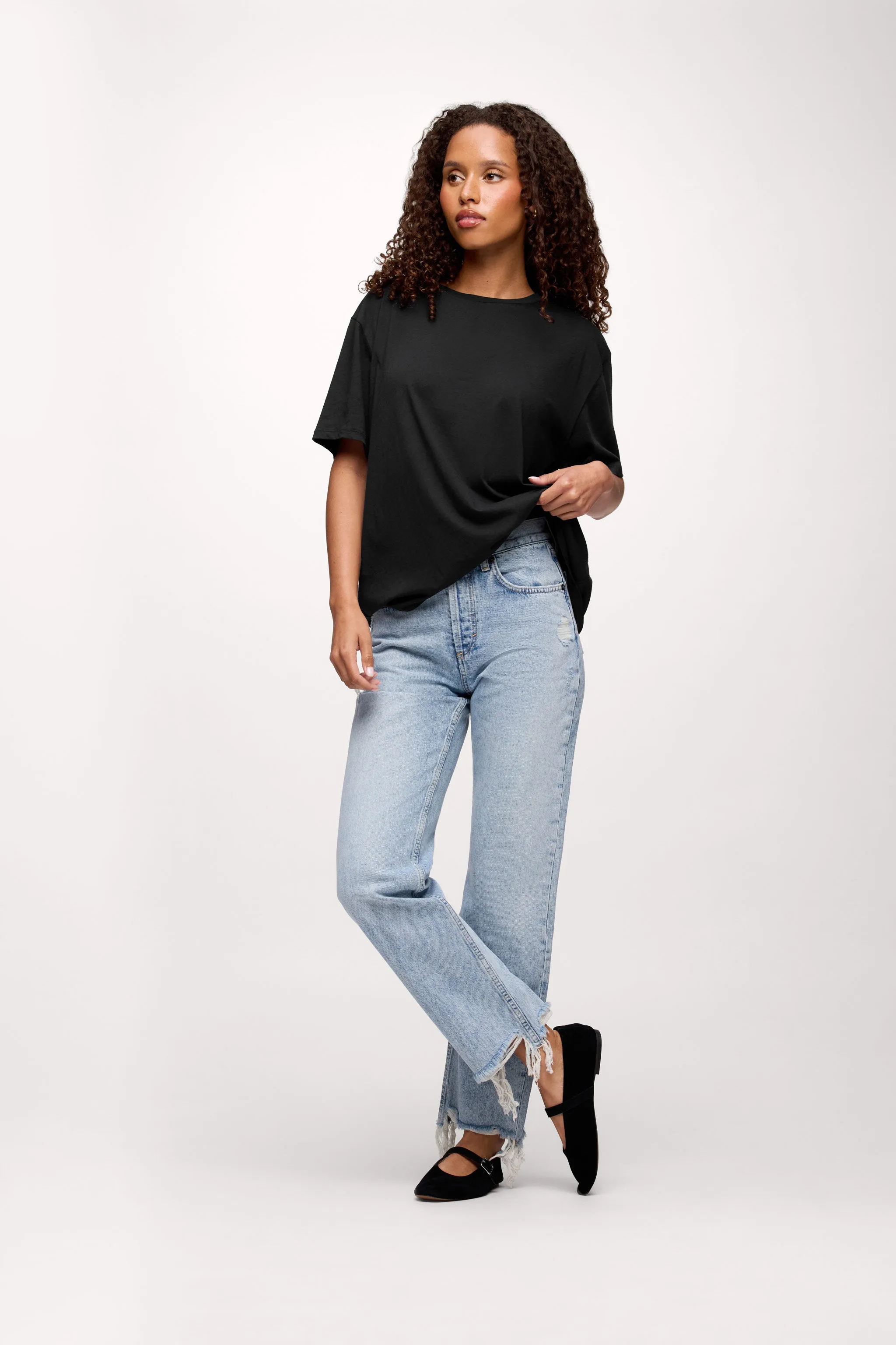 Loose Tee | Black sold by nuuds product image thumbnail 2