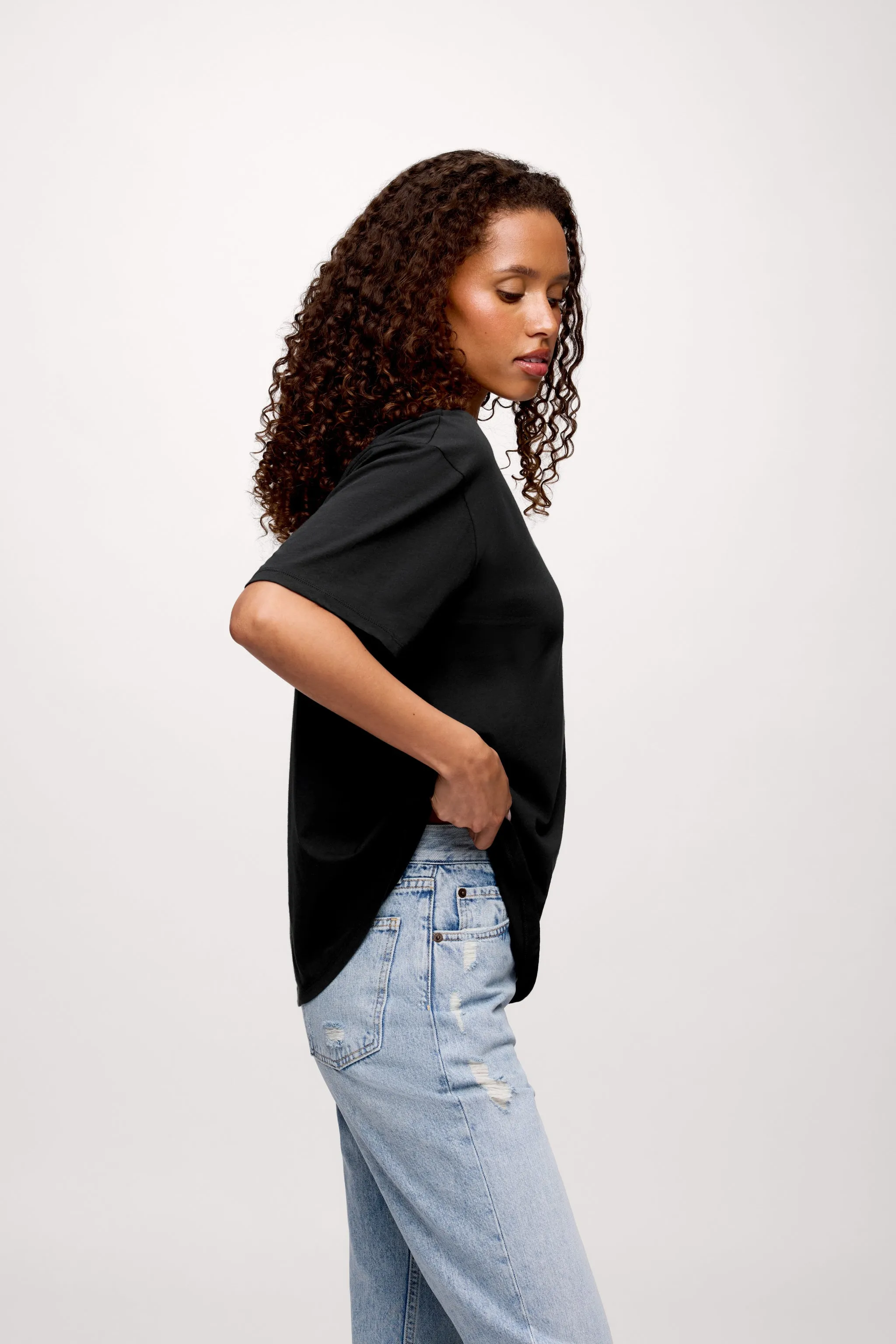 Loose Tee | Black sold by nuuds product image thumbnail 4