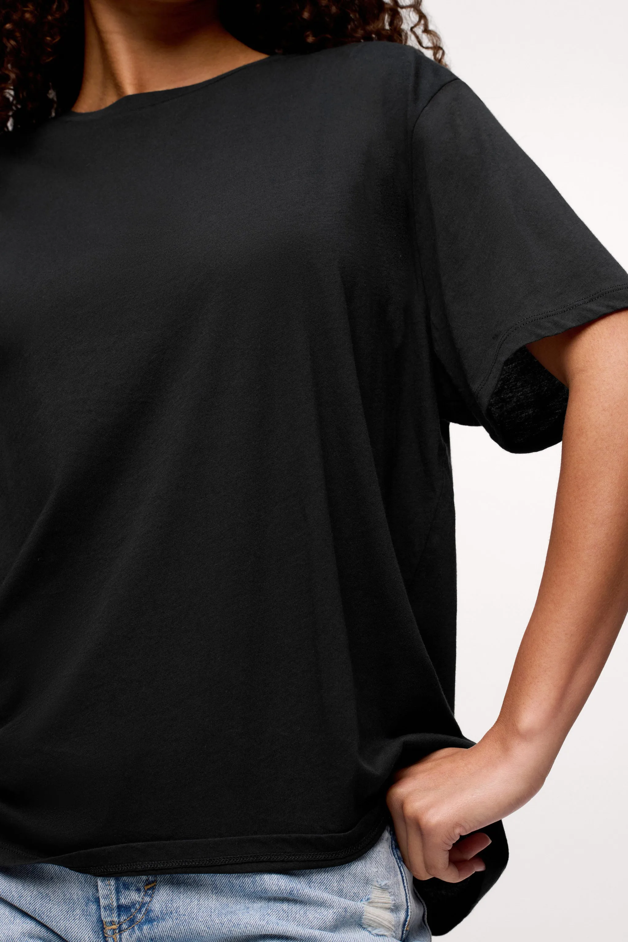 Loose Tee | Black sold by nuuds product image thumbnail 3