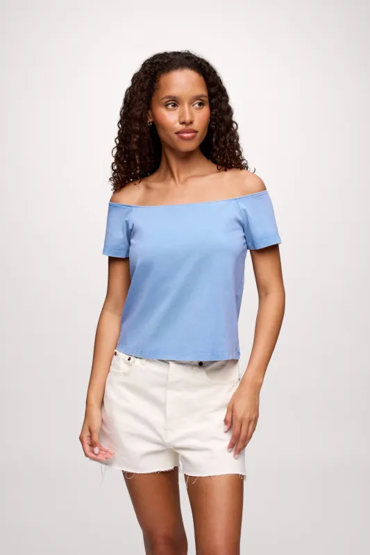 Ease Tee | Washed Harbor sold by nuuds