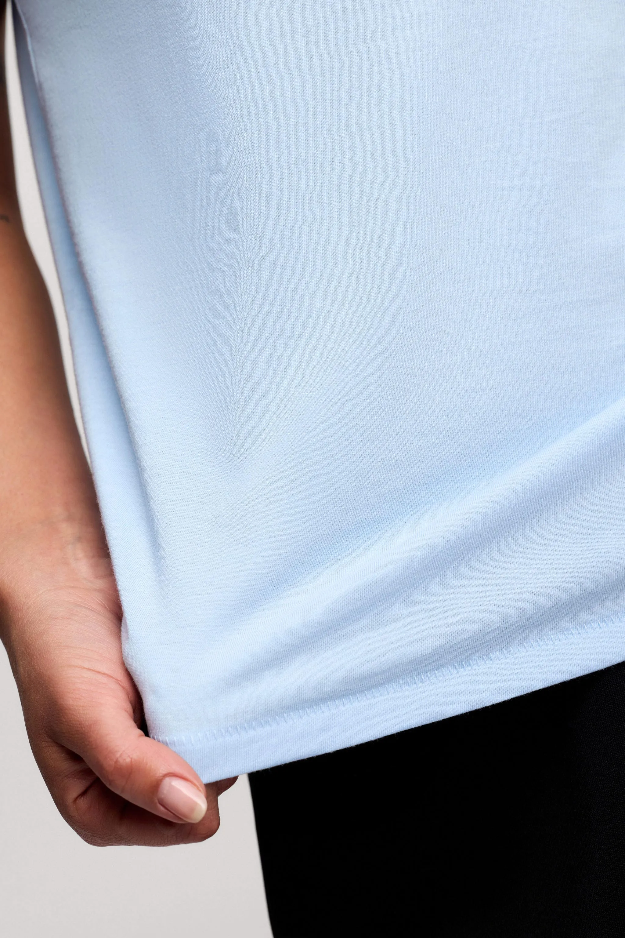 Perfect Tee | Sky sold by nuuds product image thumbnail 5