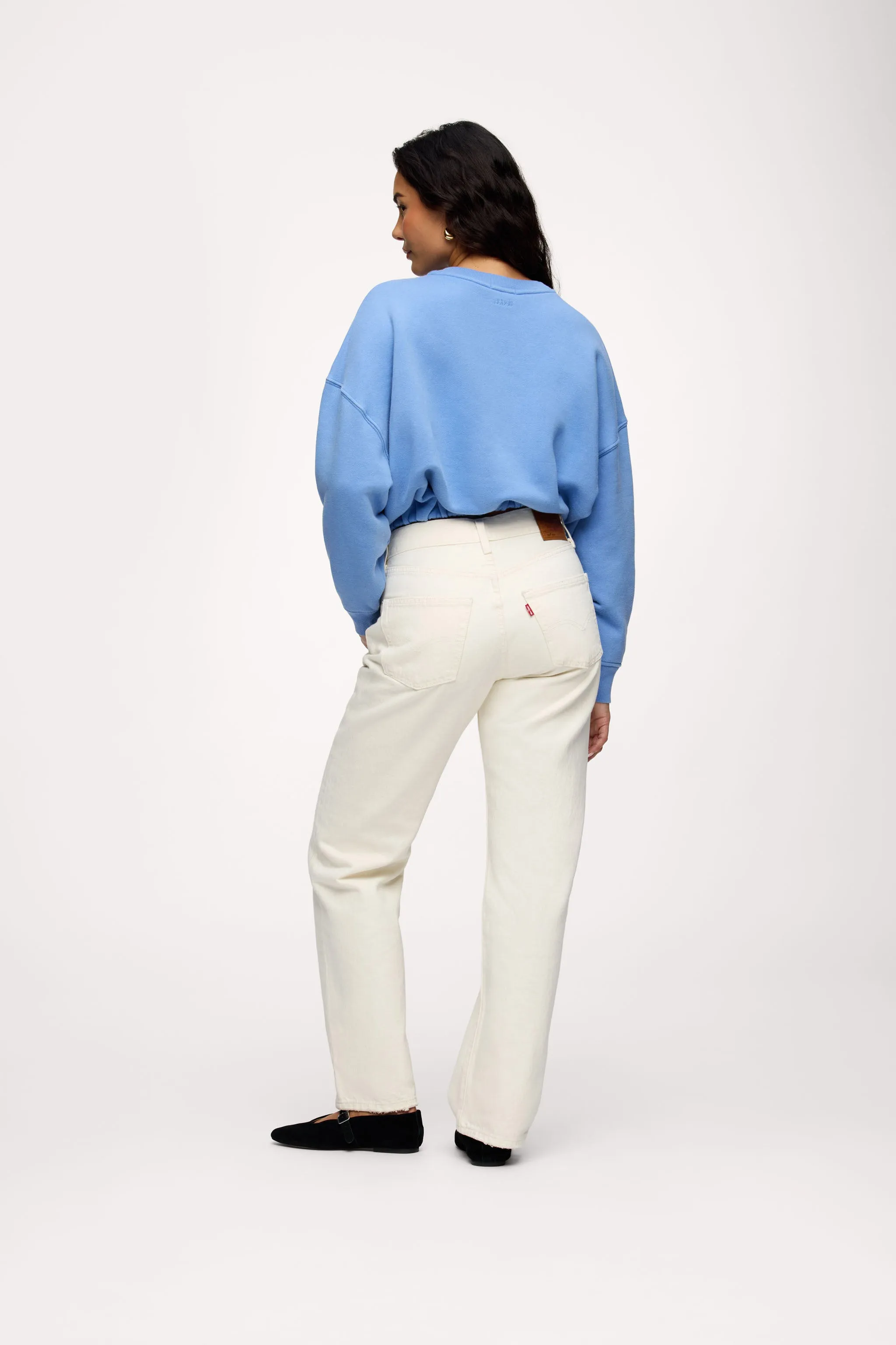 Vintage Fleece Cinch Waist Sweatshirt | Harbor sold by nuuds product image thumbnail 5