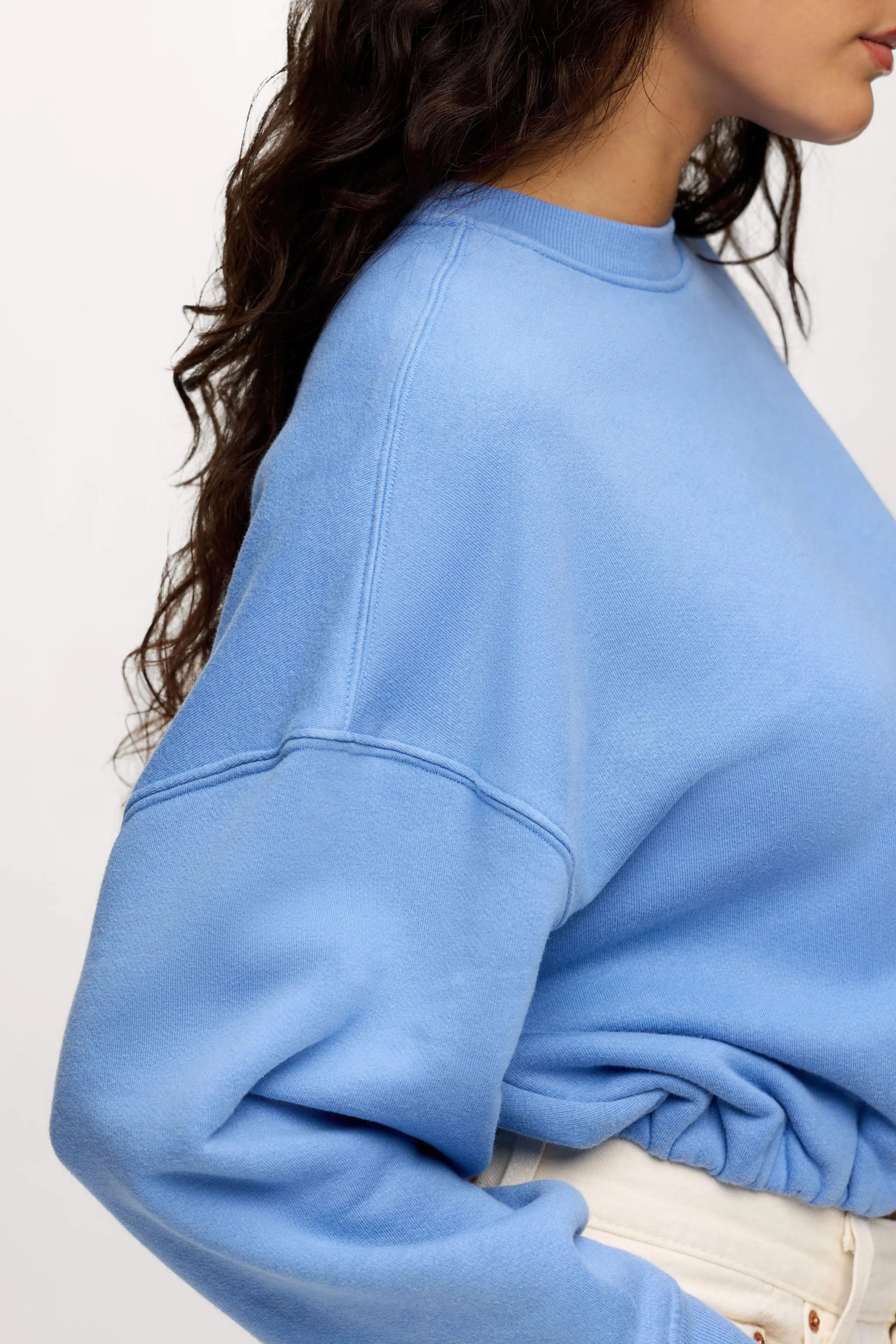 Vintage Fleece Cinch Waist Sweatshirt | Harbor sold by nuuds product image thumbnail 4