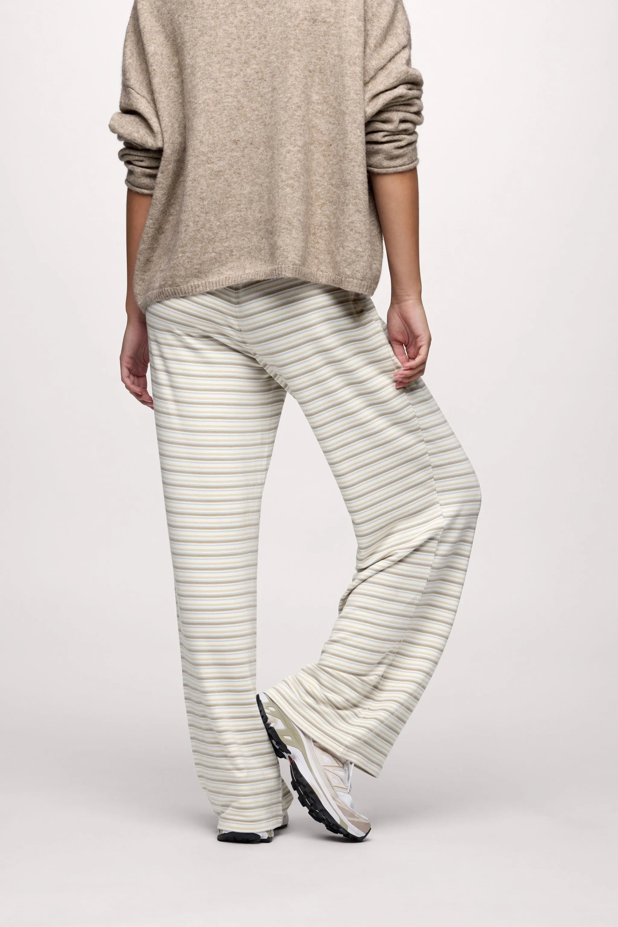 Boyfriend Stripe Pant | Cocoa Sky Stripe sold by nuuds product image thumbnail 5