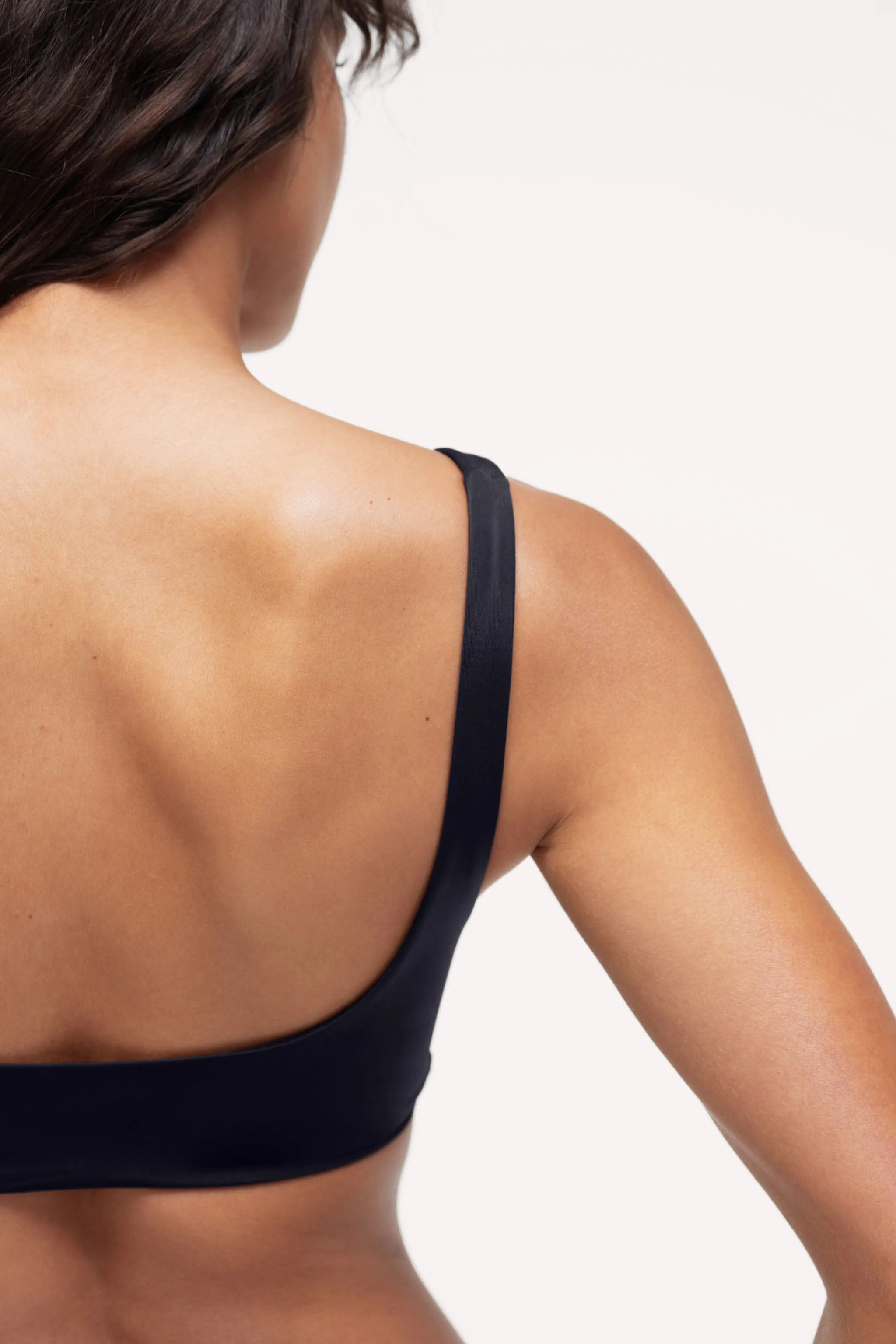 Plunge Bikini Top | Smooth Black sold by nuuds product image thumbnail 4