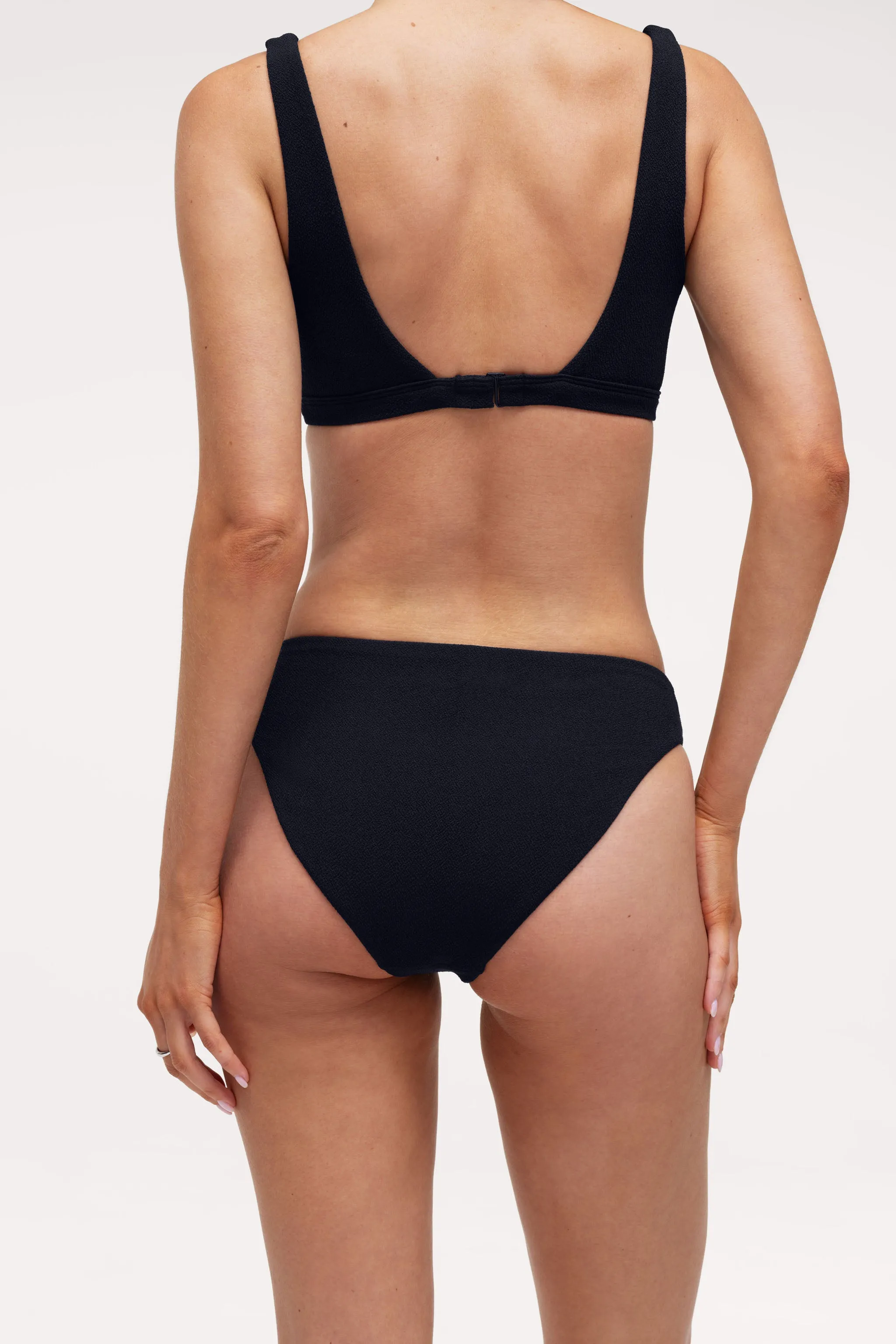 Low Waist Bikini Bottom | Crispy Black sold by nuuds product image thumbnail 3