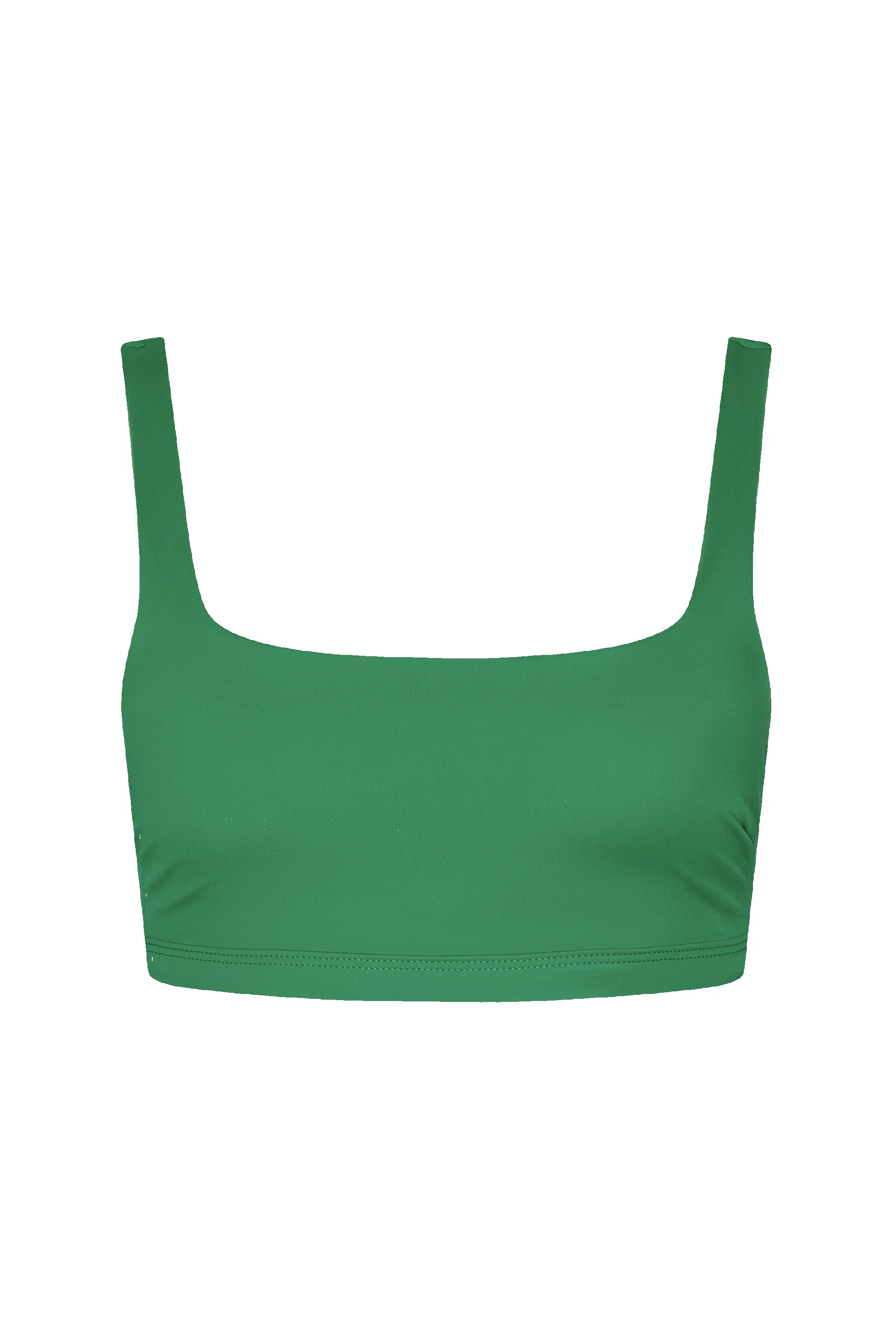 Square Neck Bikini Top | Smooth Emerald sold by nuuds product image thumbnail 4