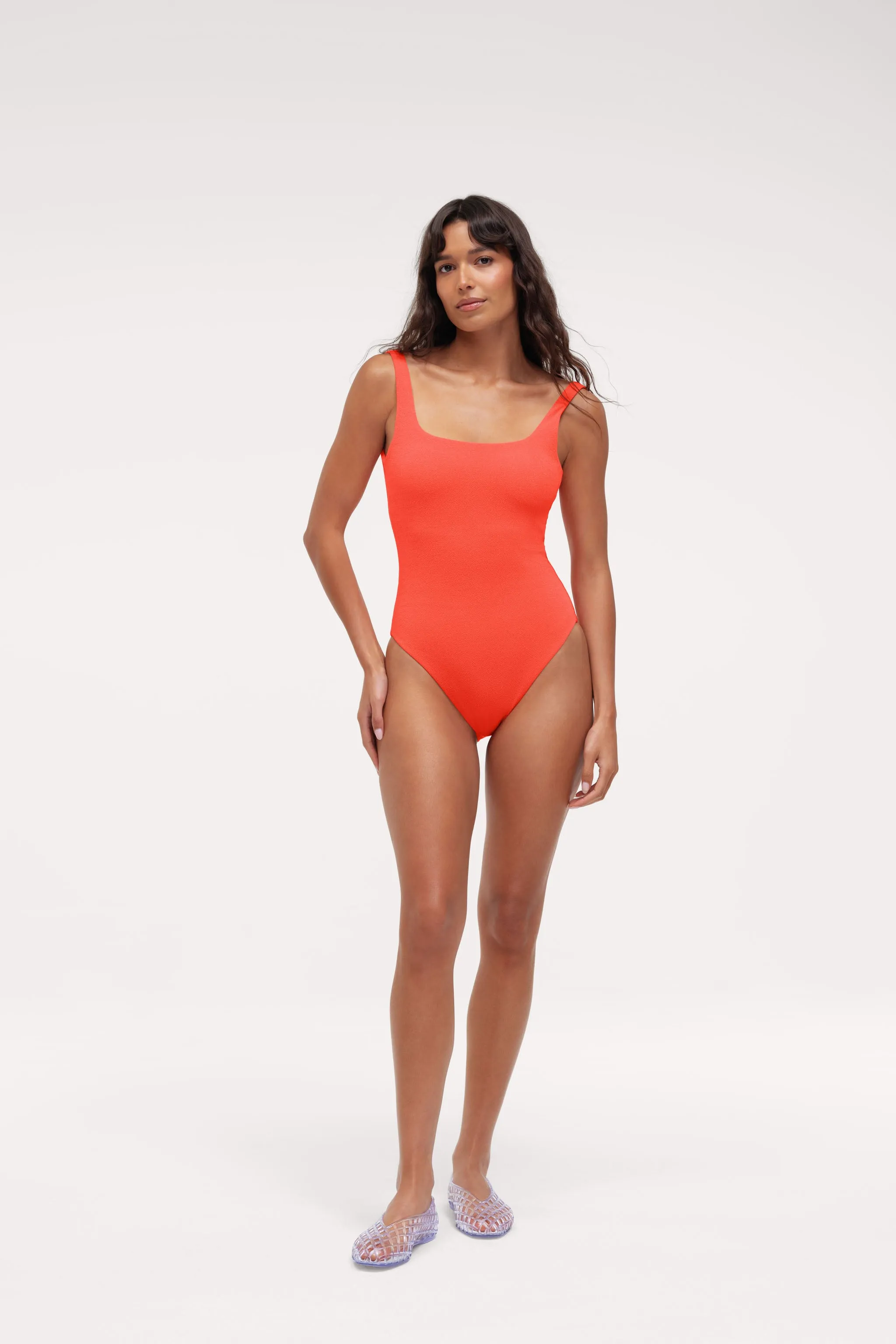 Square Neck One Piece | Papaya sold by nuuds product image thumbnail 2
