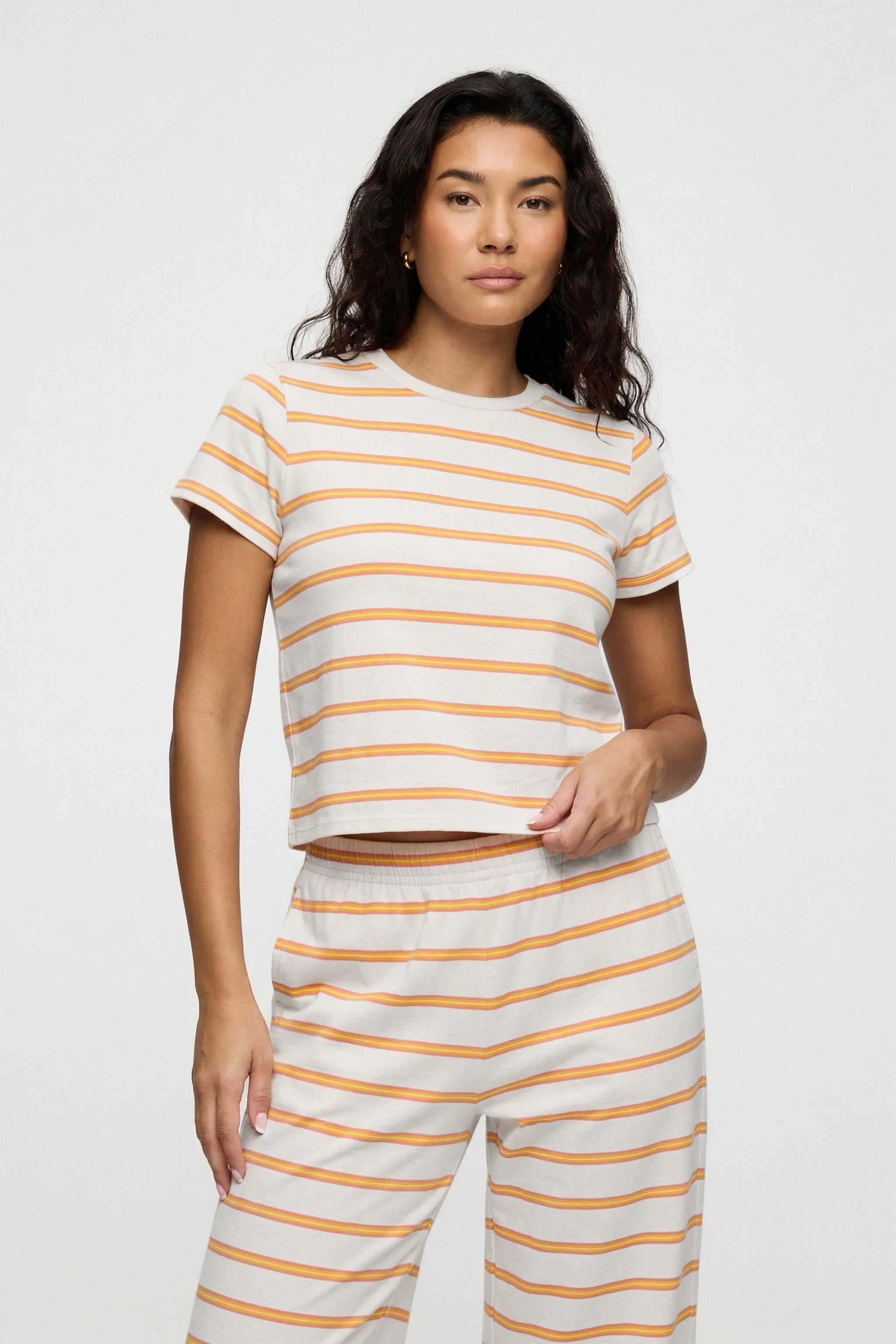 Golden Hour Set | Peachette Stripe sold by nuuds