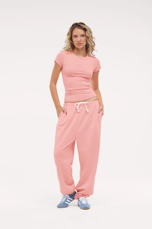 French Terry Jogger | Peachette made by nuuds