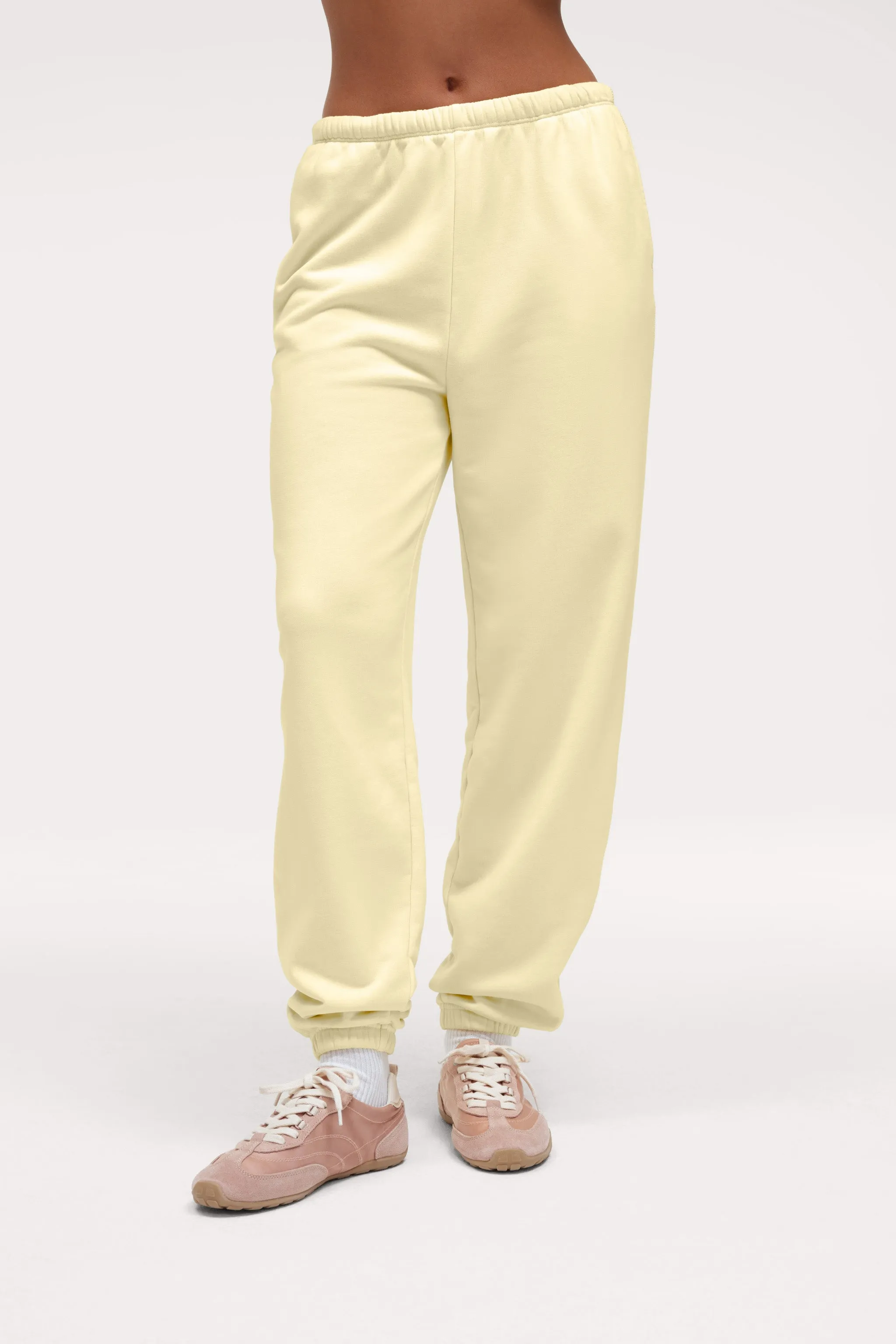 French Terry Jogger | Lemon sold by nuuds product image thumbnail 2