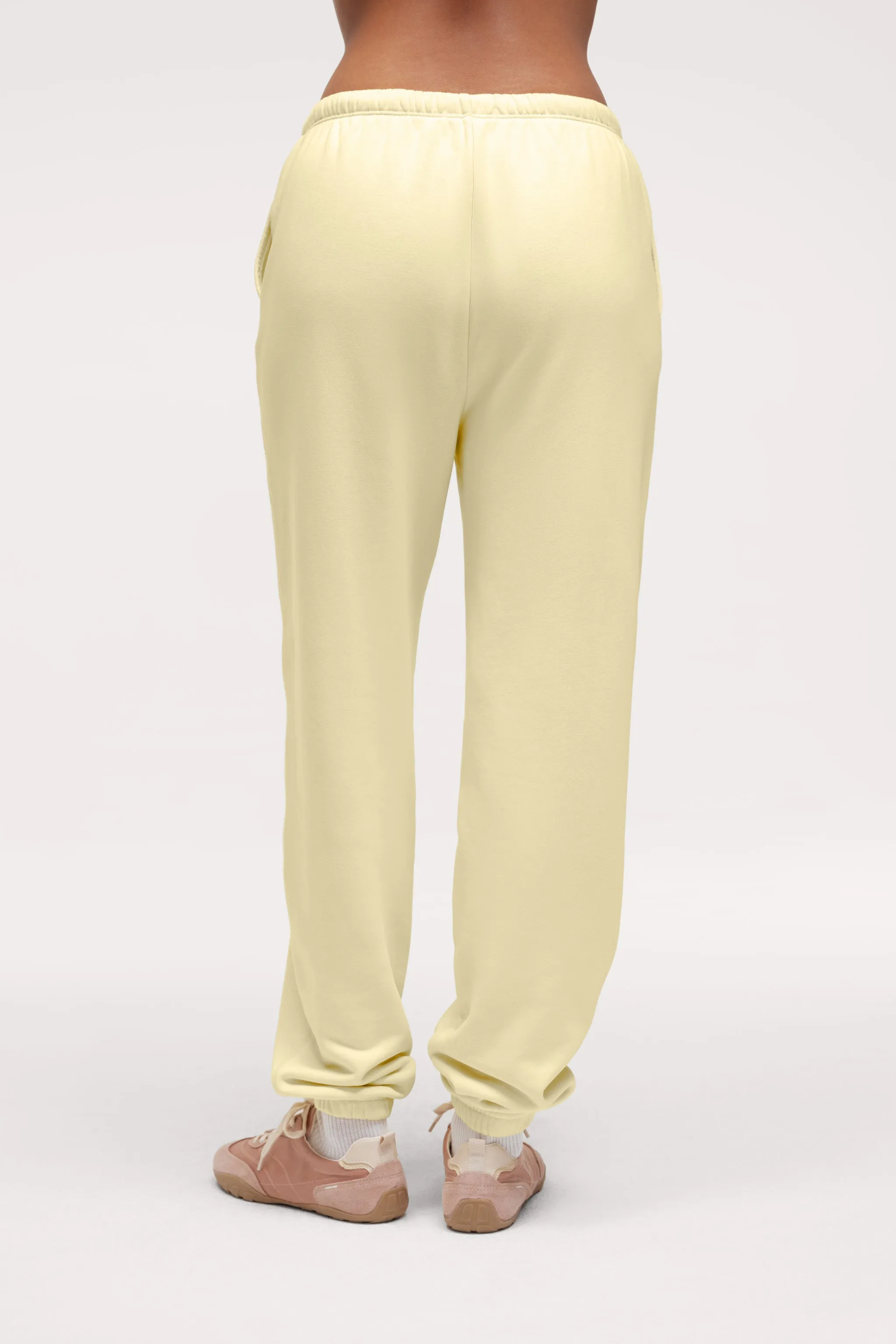 French Terry Jogger | Lemon sold by nuuds product image thumbnail 5