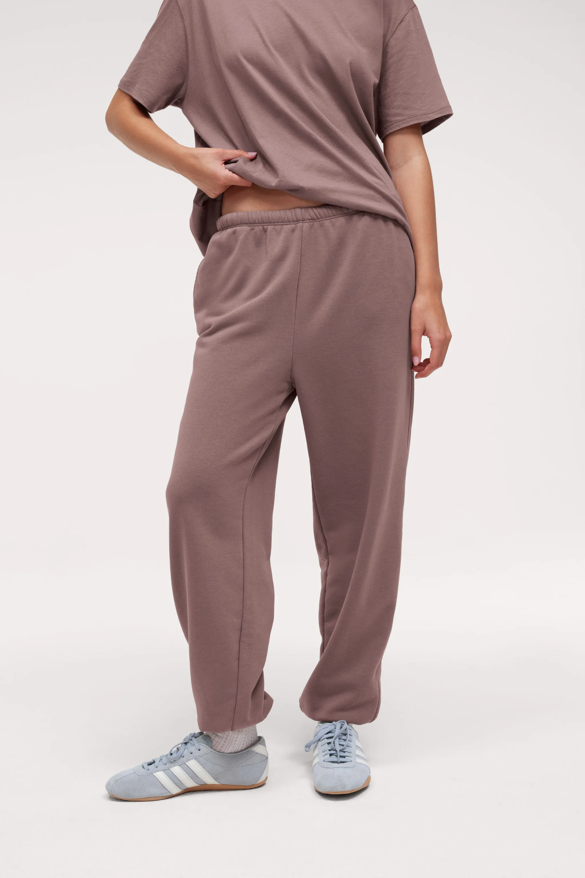 French Terry Jogger | Cocoa sold by nuuds product image thumbnail 2