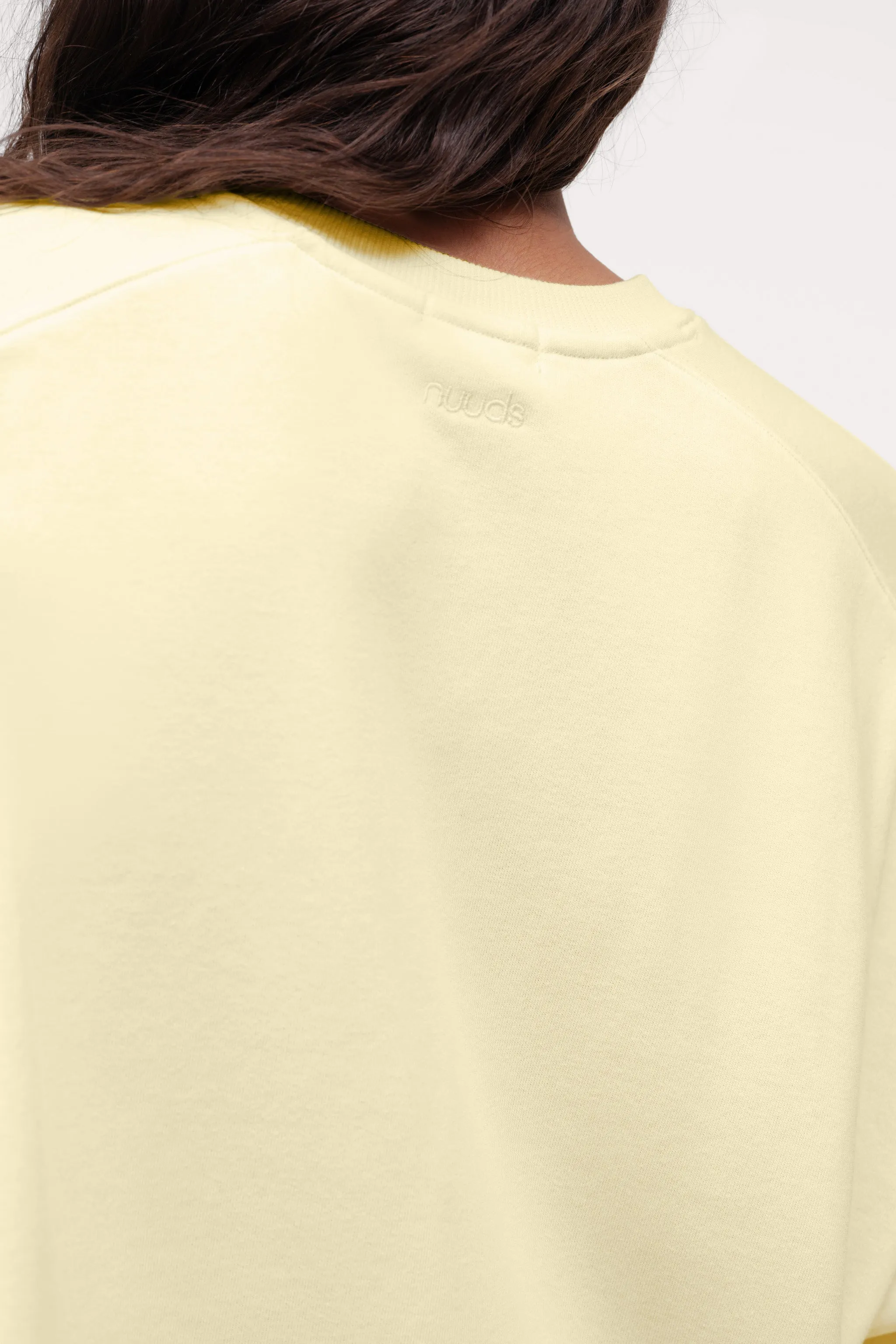 French Terry Classic Crewneck | Lemon sold by nuuds product image thumbnail 4