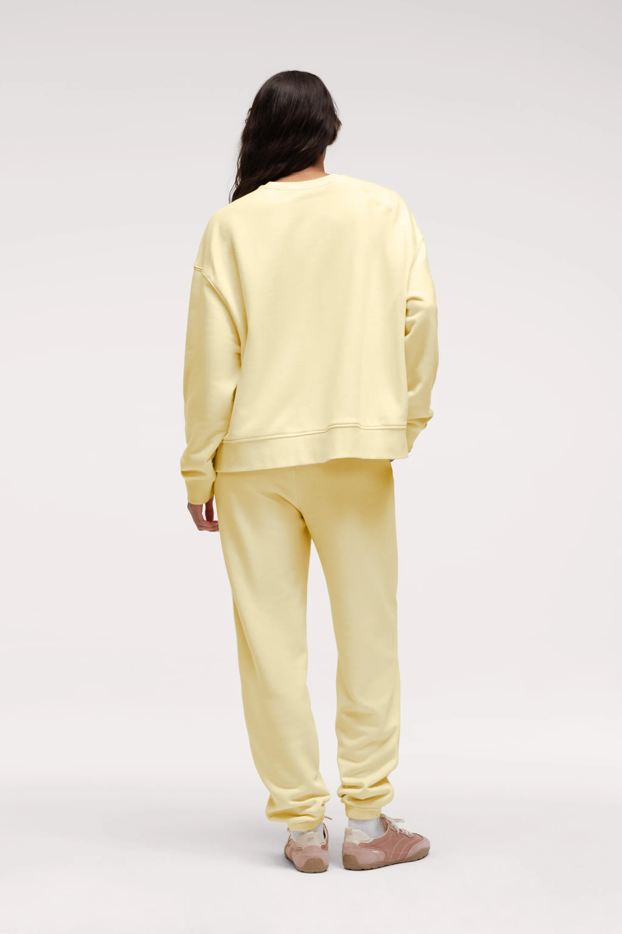 French Terry Classic Crewneck | Lemon sold by nuuds product image thumbnail 5