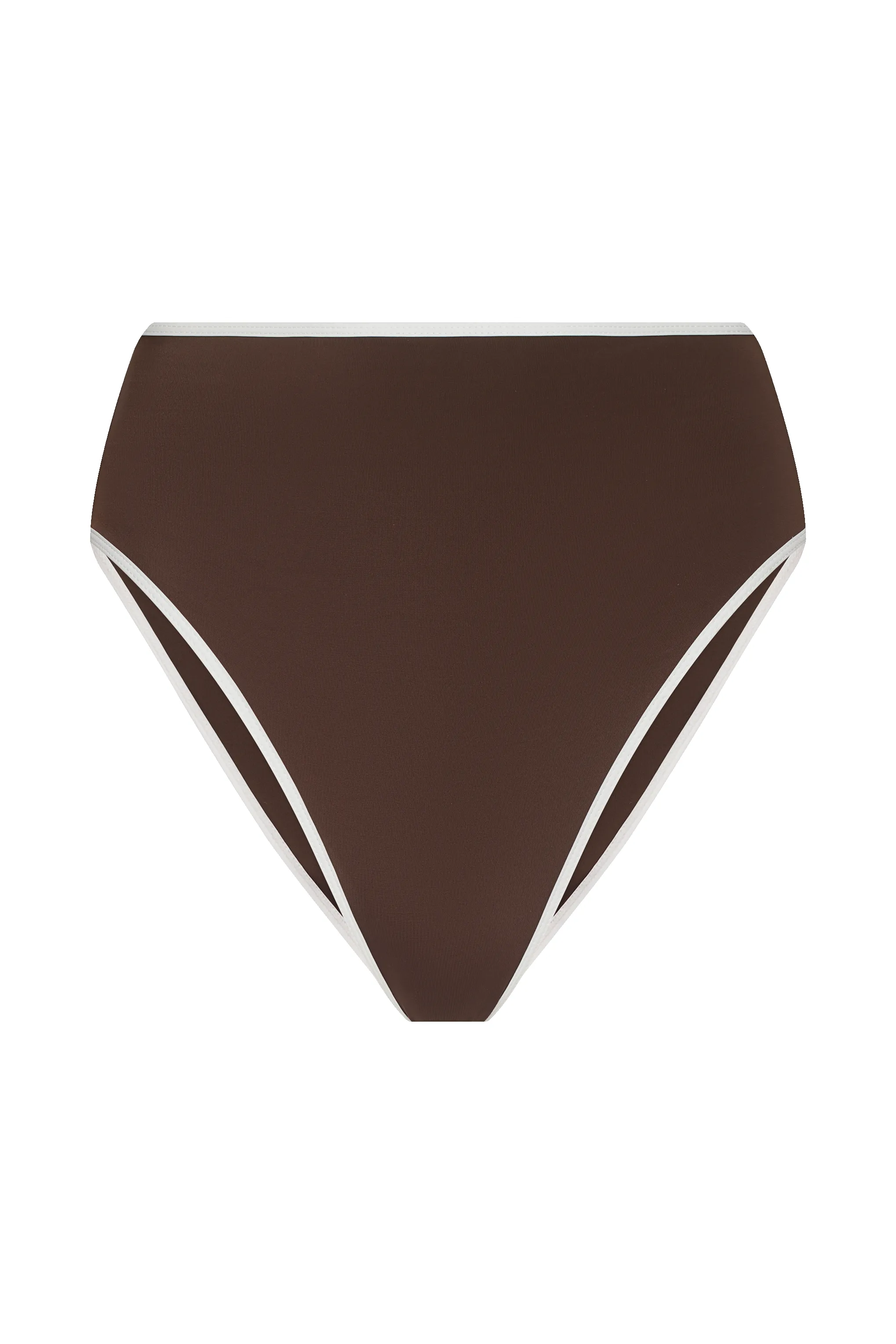 High Waist Bikini Bottom | Contrast Espresso sold by nuuds product image thumbnail 5
