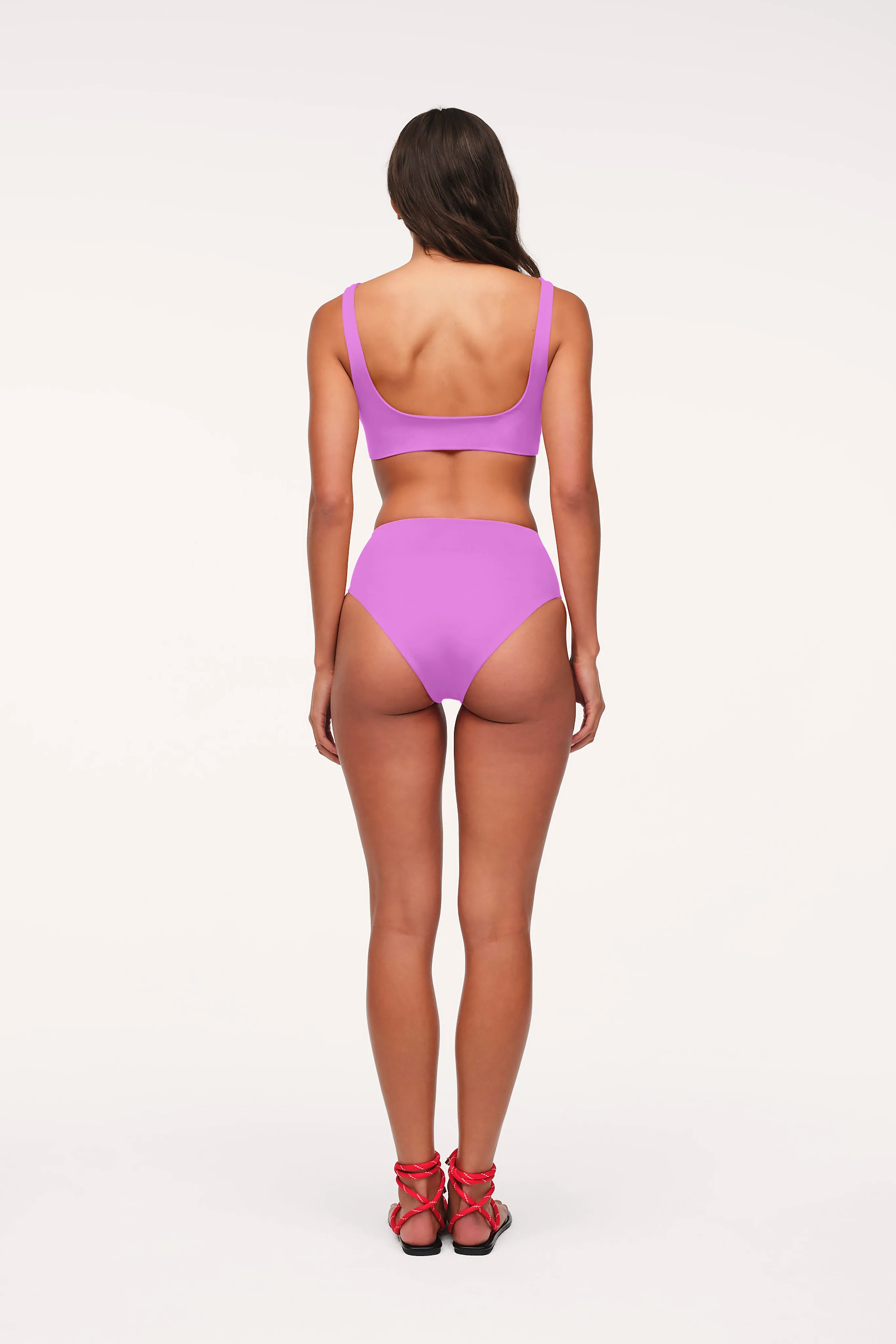 High Waist Bikini Bottom | Smooth Wisteria sold by nuuds product image thumbnail 5