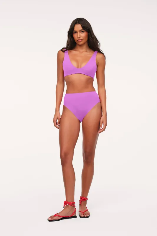 High Waist Bikini Bottom | Smooth Wisteria made by nuuds