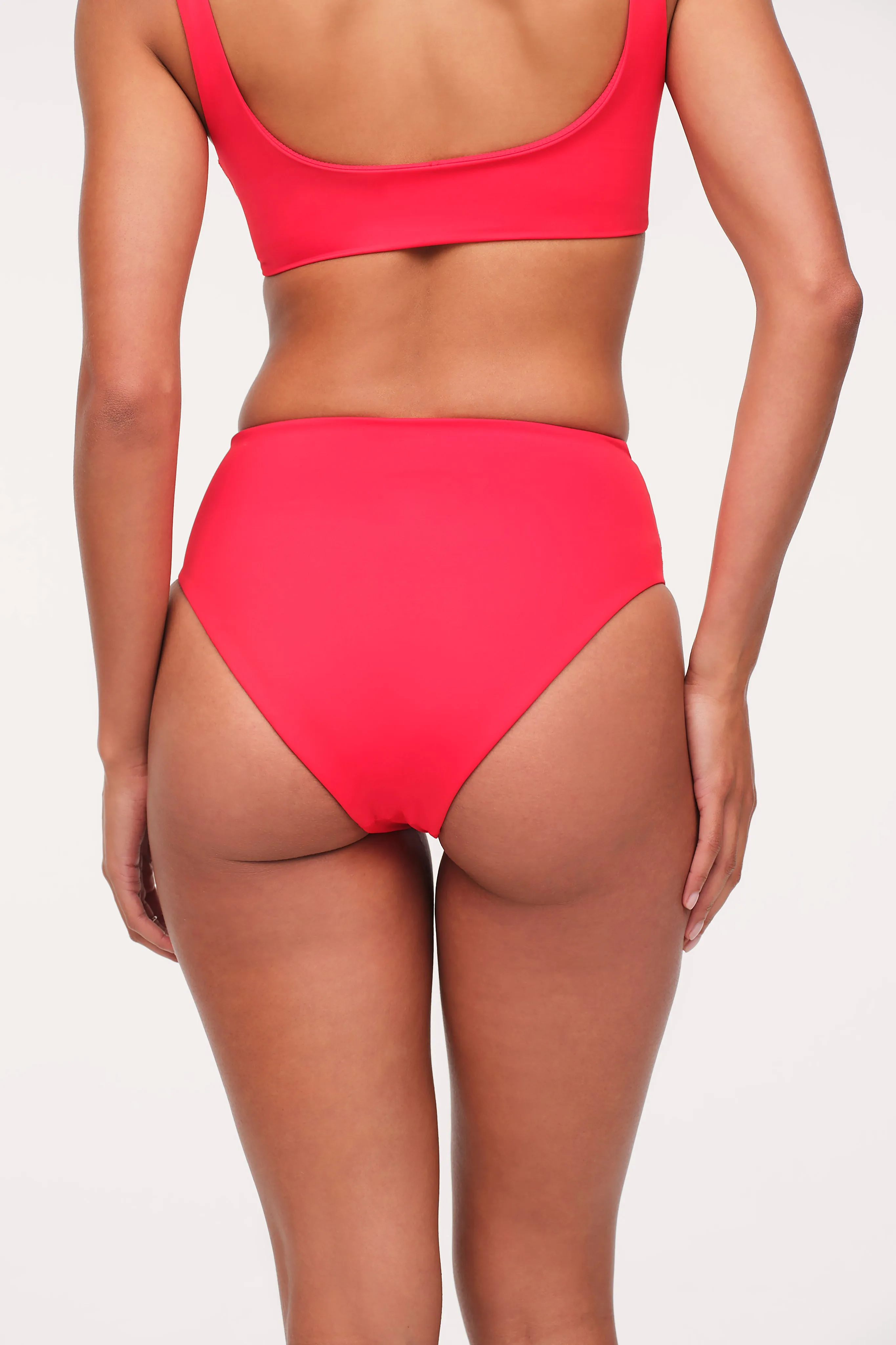 High Waist Bikini Bottom | Smooth Cayenne sold by nuuds product image thumbnail 4