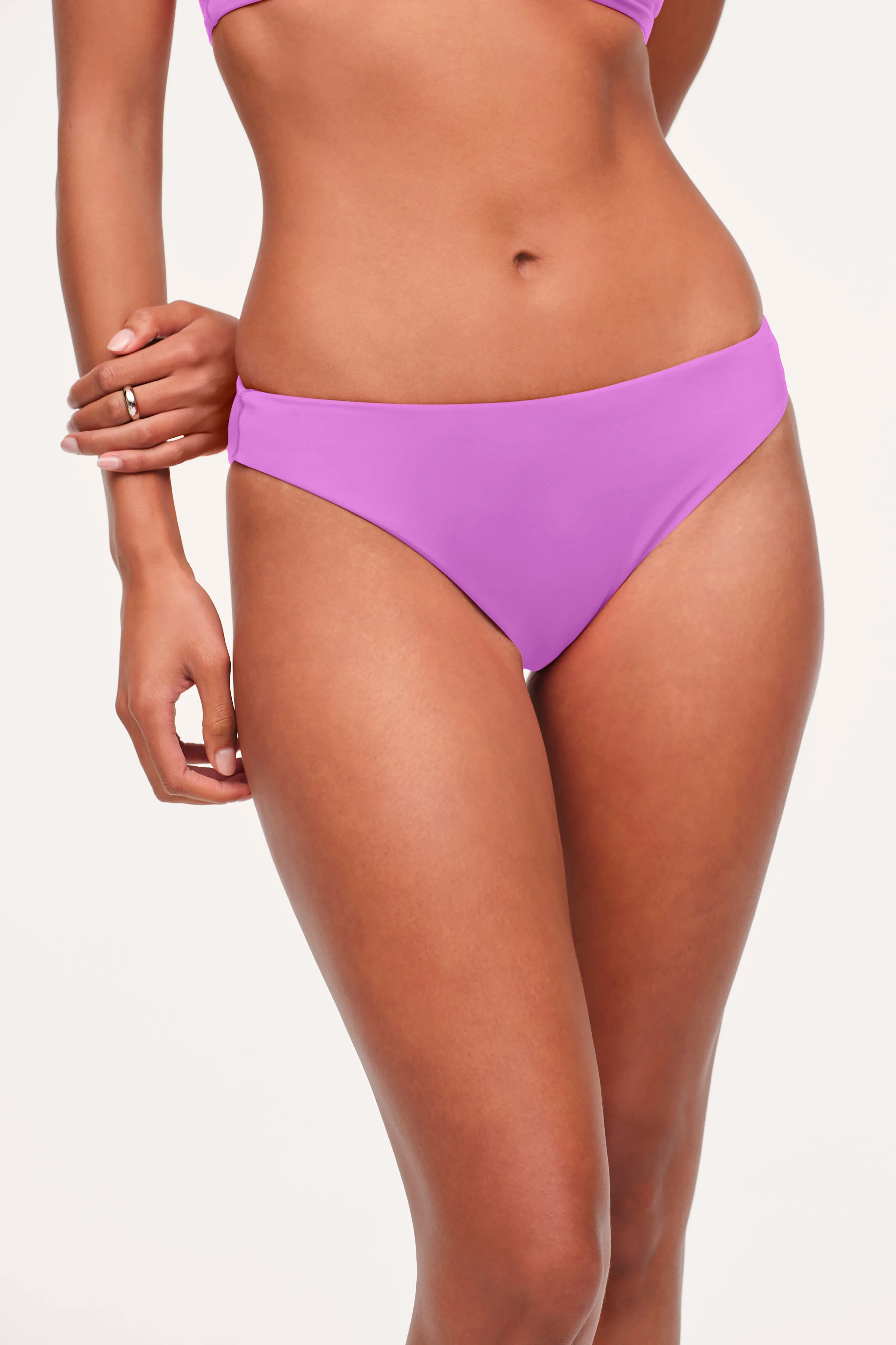Low Waist Bikini Bottom | Smooth Wisteria sold by nuuds product image thumbnail 2