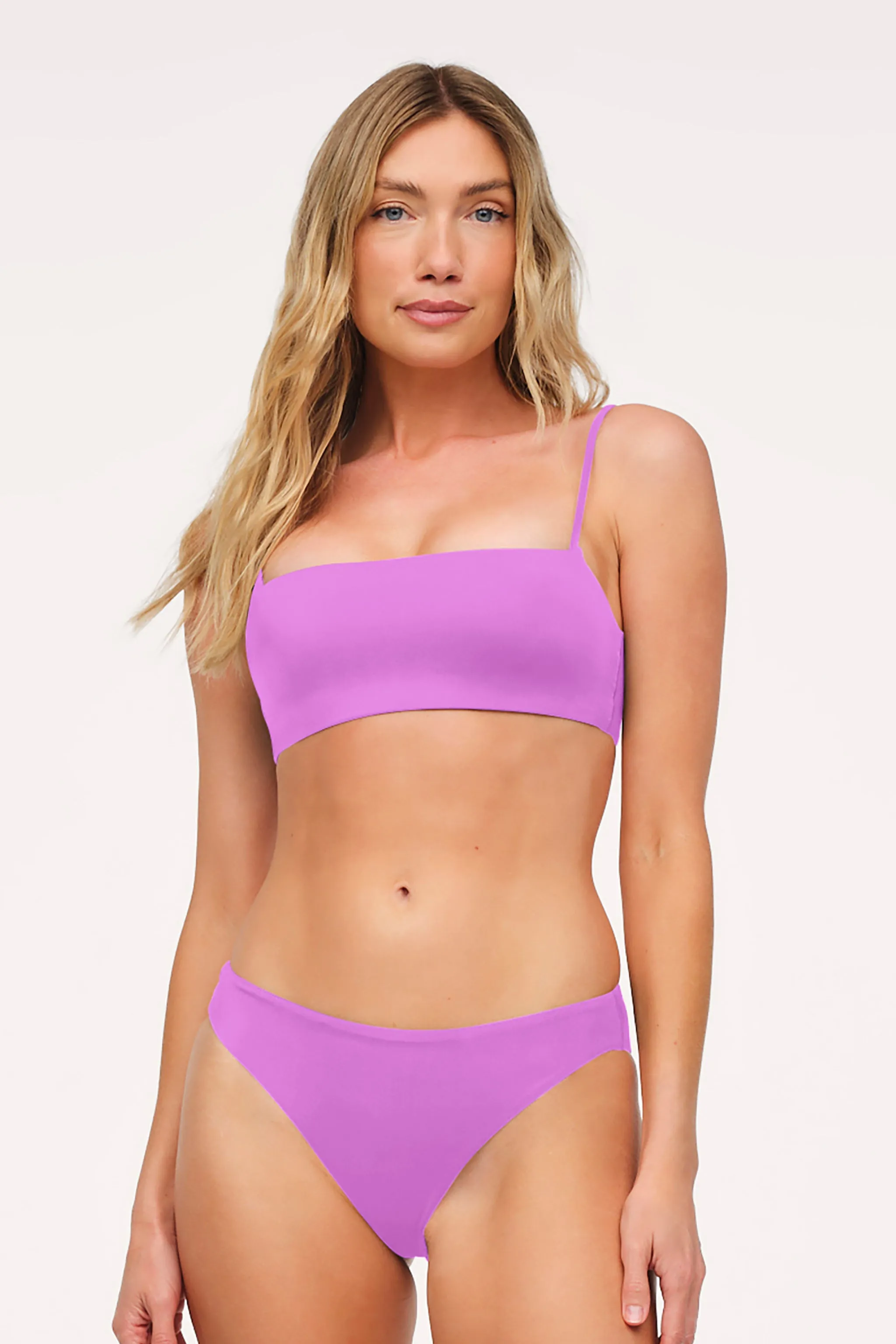Bandeau Bikini Top | Smooth Wisteria sold by nuuds