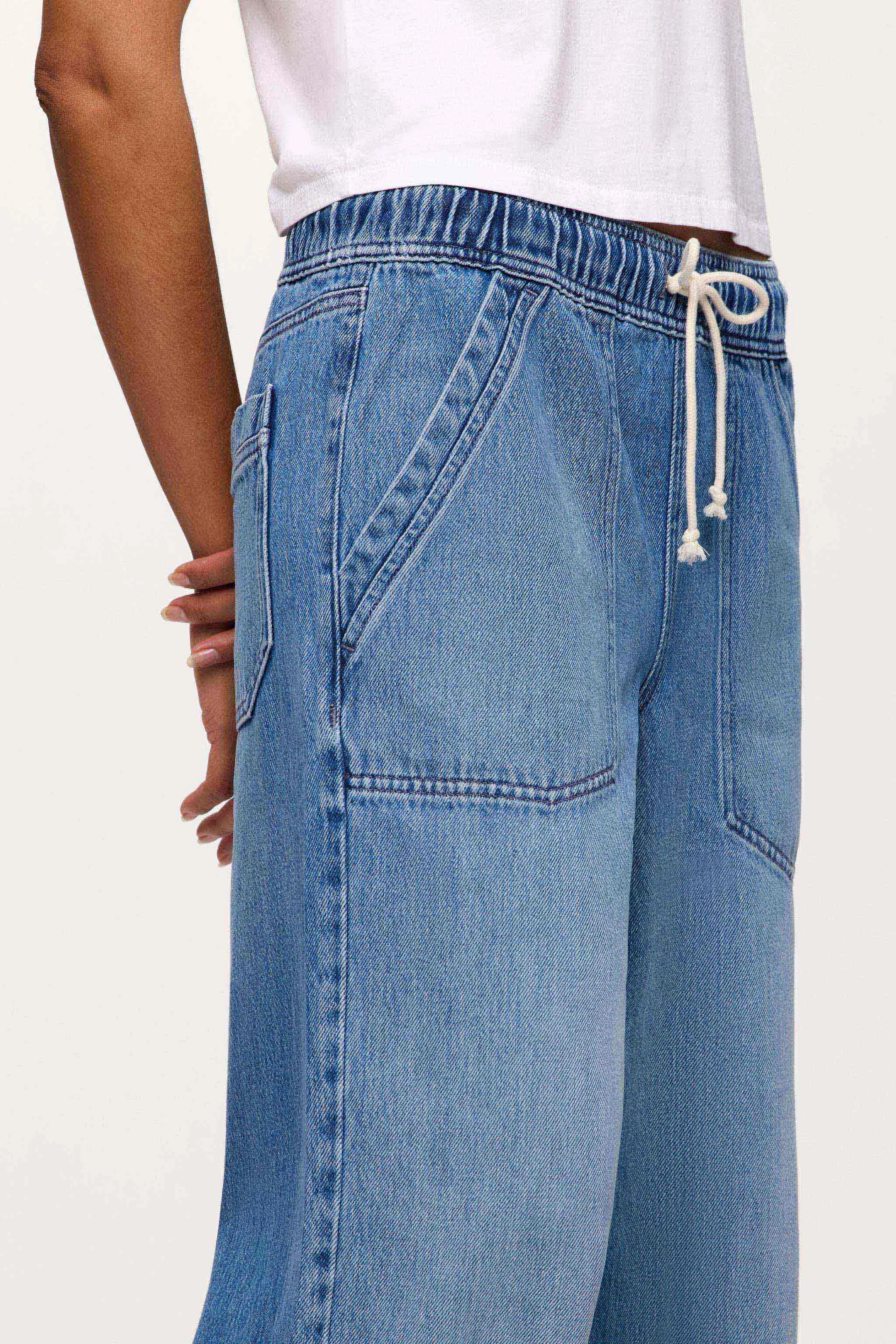 Pull-On Denim Pant | June sold by nuuds product image thumbnail 3