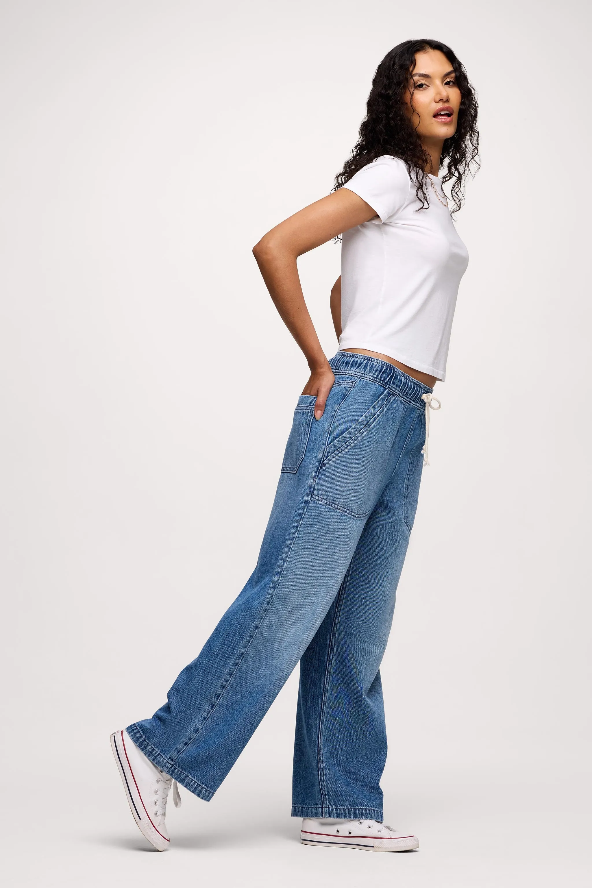 Pull-On Denim Pant | June sold by nuuds product image thumbnail 4