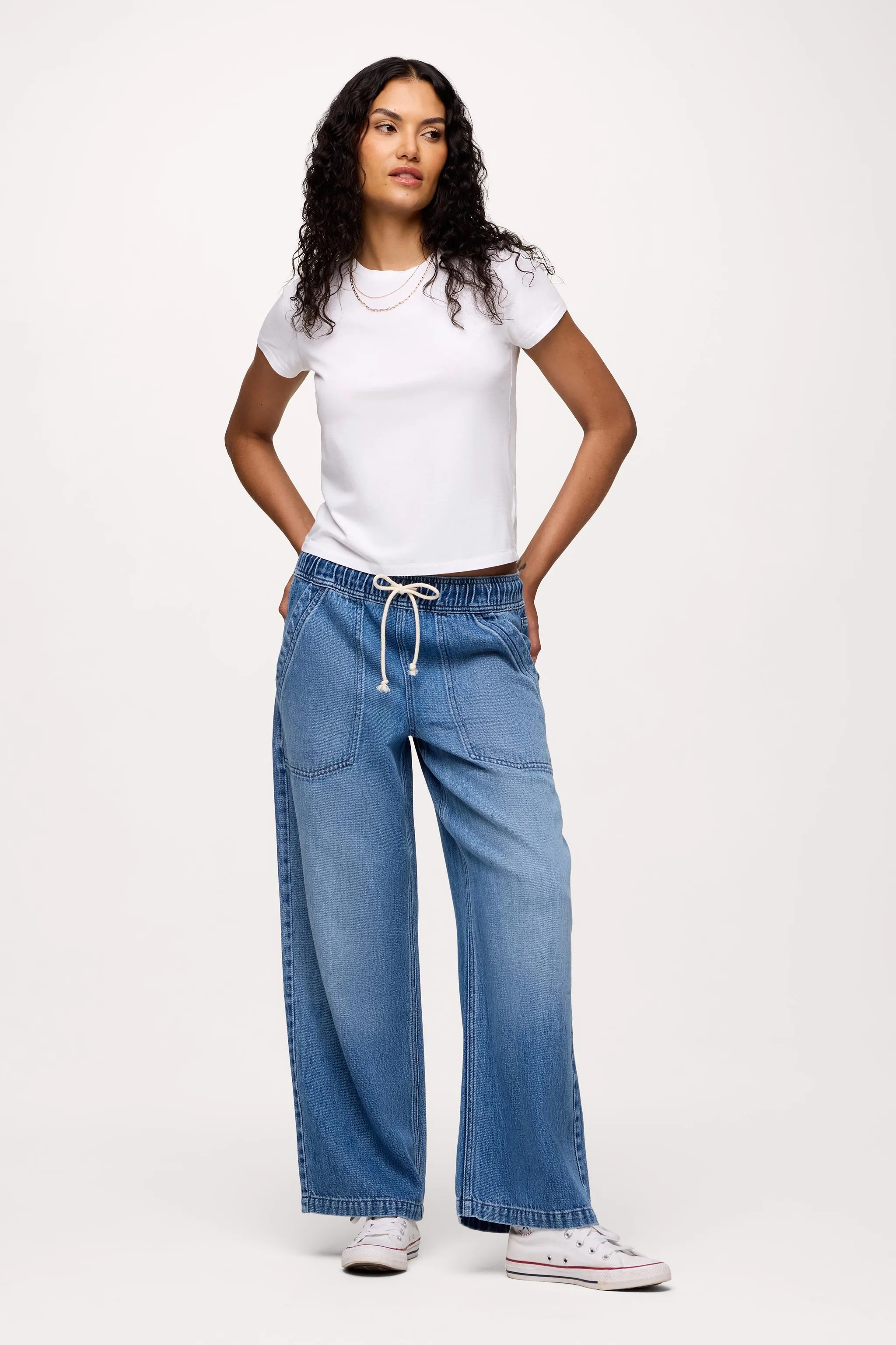 Pull-On Denim Pant | June sold by nuuds product image thumbnail 2