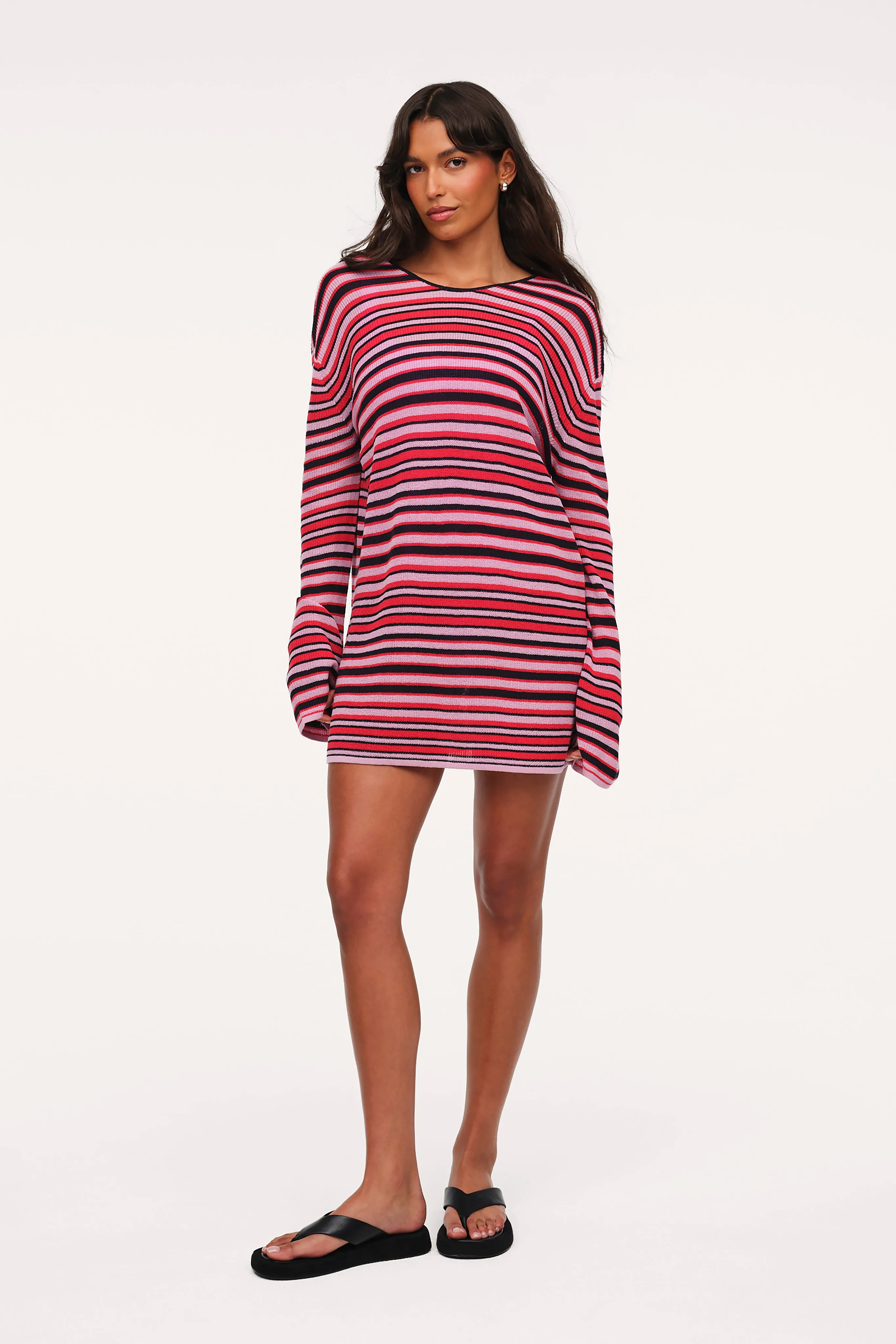 Coastal Cover Up | Wisteria Stripe sold by nuuds