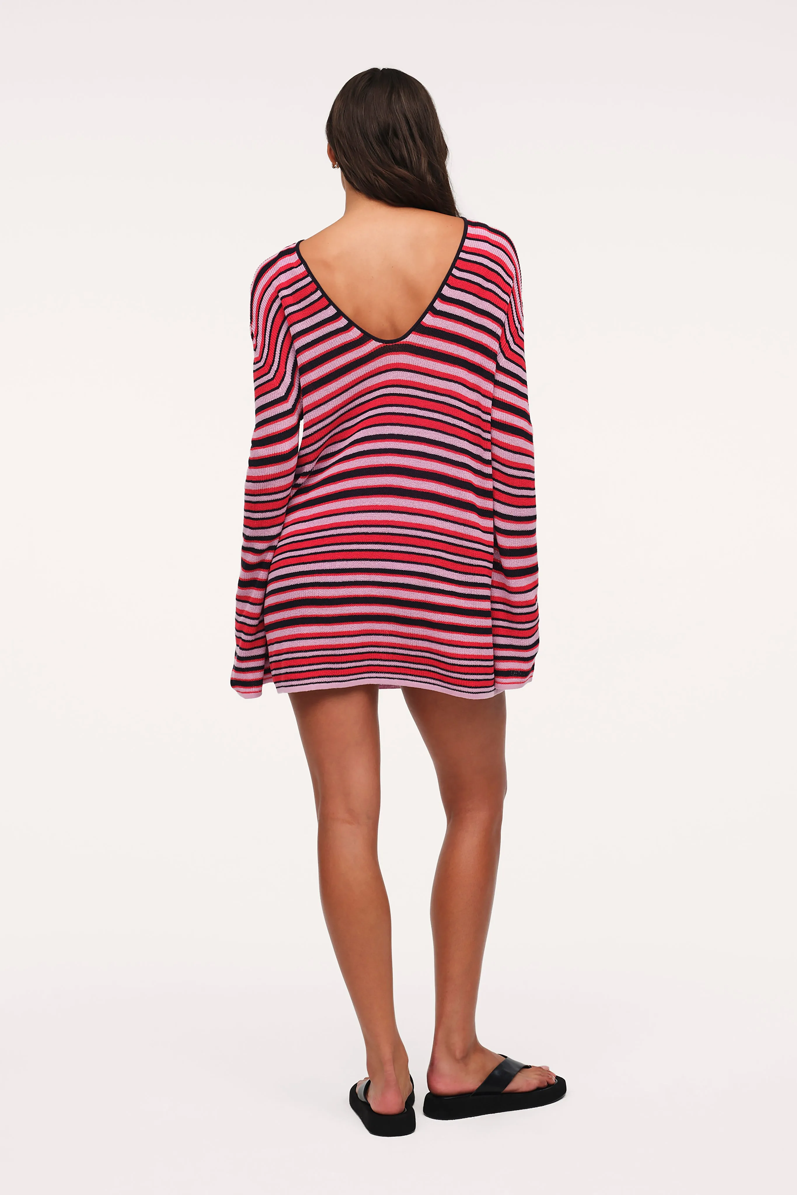 Coastal Cover Up | Wisteria Stripe sold by nuuds product image thumbnail 5
